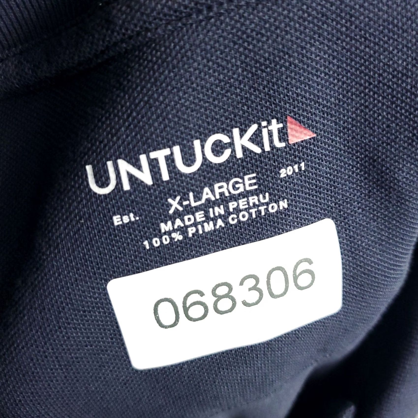UNTUCKit UNTUCKit Polo Shirt Mens Size XL Blue Casual Long Sleeve Adult Size US XL / EU 56 / 4 - 8 Thumbnail