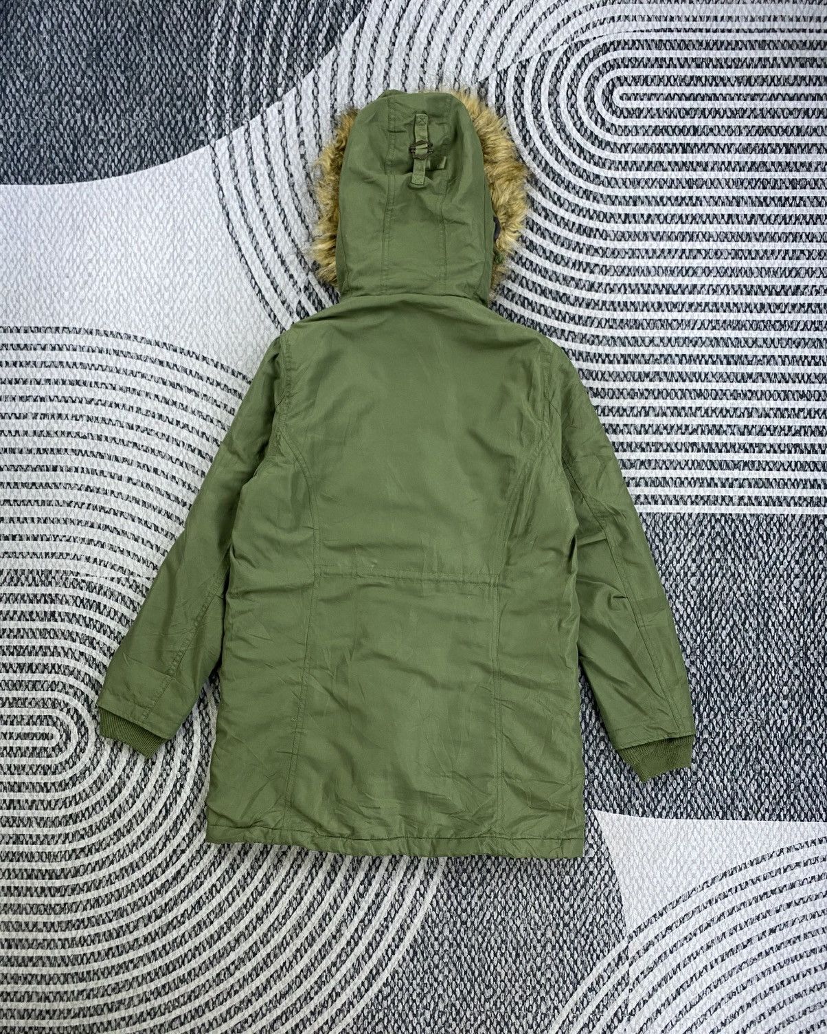 MOUSSY Vintage AZUL By Moussy Faux Fur Parka Hooded Long Jacket Size US M / EU 48-50 / 2 - 2 Thumbnail
