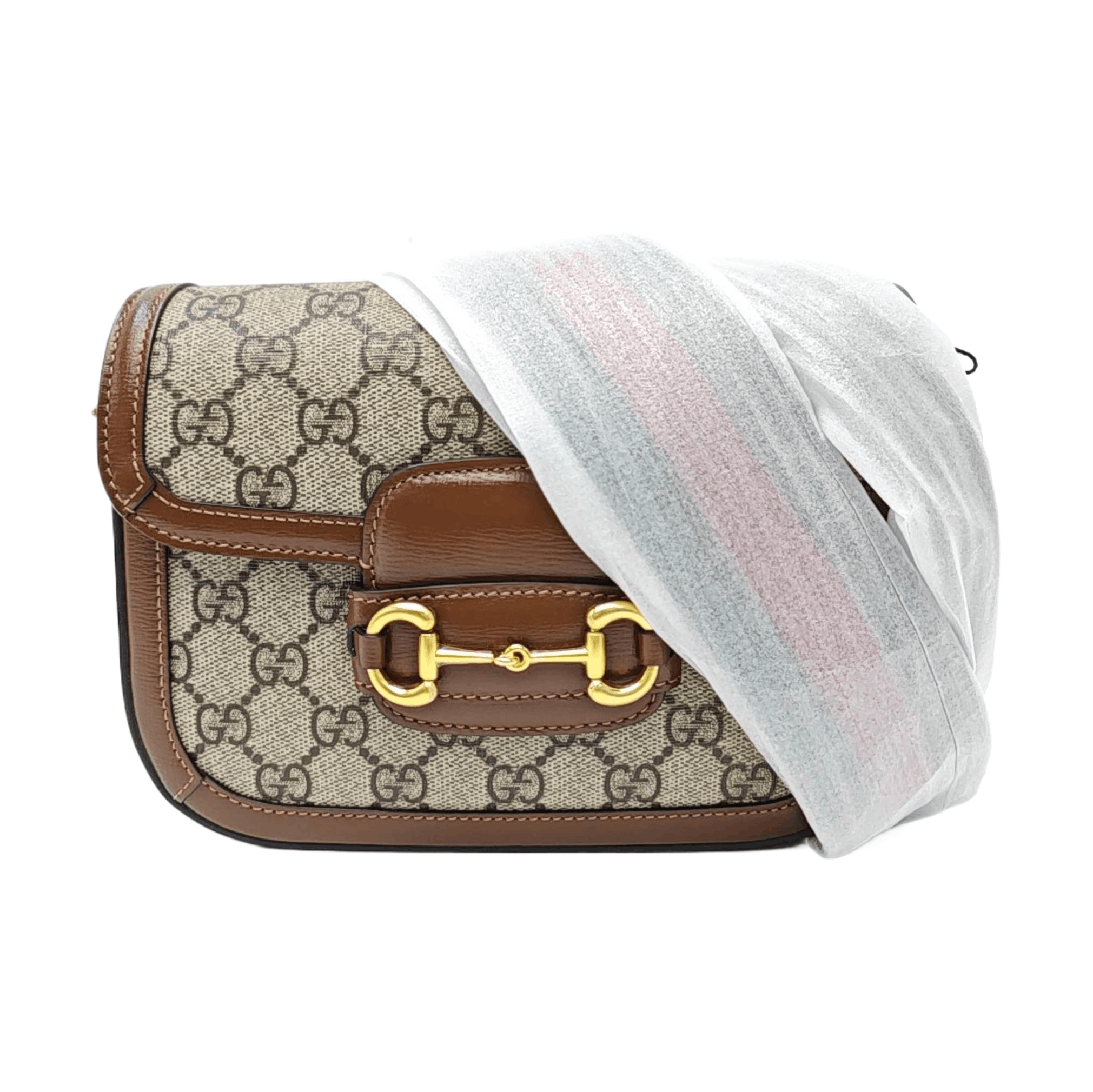 Gucci Gucci Horsebit 1955 Mini GG Canvas Bag Size ONE SIZE - 1 Thumbnail