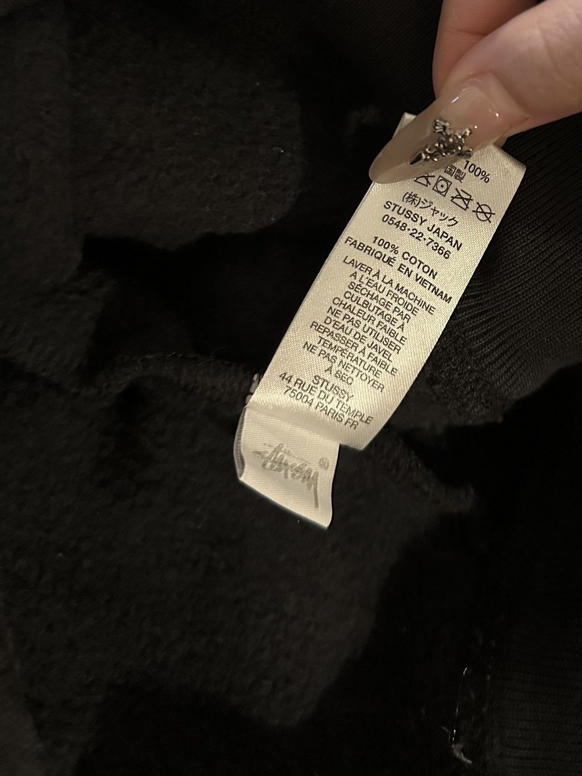 Stussy Stussy black hoodie Size US S / EU 44-46 / 1 - 3 Thumbnail