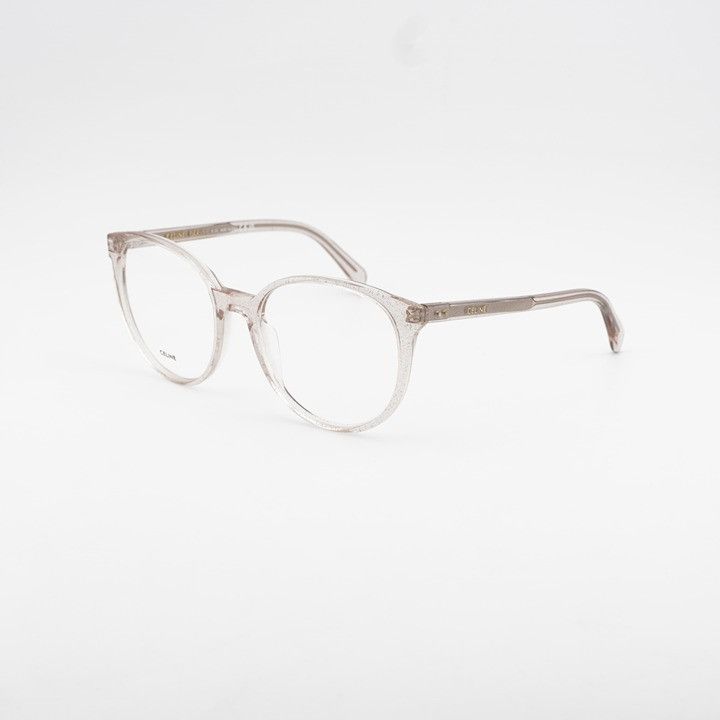 Celine Celine CL50077I 073 Eyeglasses Transparent Rose 54mm Cat Eye Size ONE SIZE - 1 Thumbnail