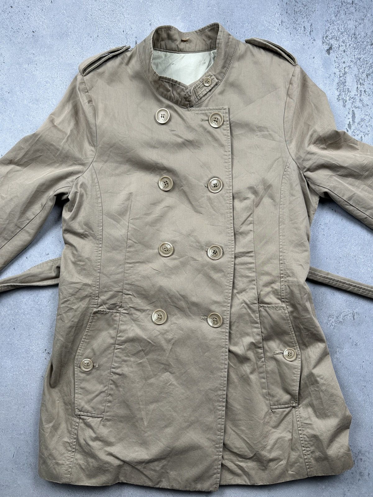 By Malene Birger By Malene Birger Vintage Trench Coat Belted Cotton Classic Size L / US 10 / IT 46 - 14 Thumbnail