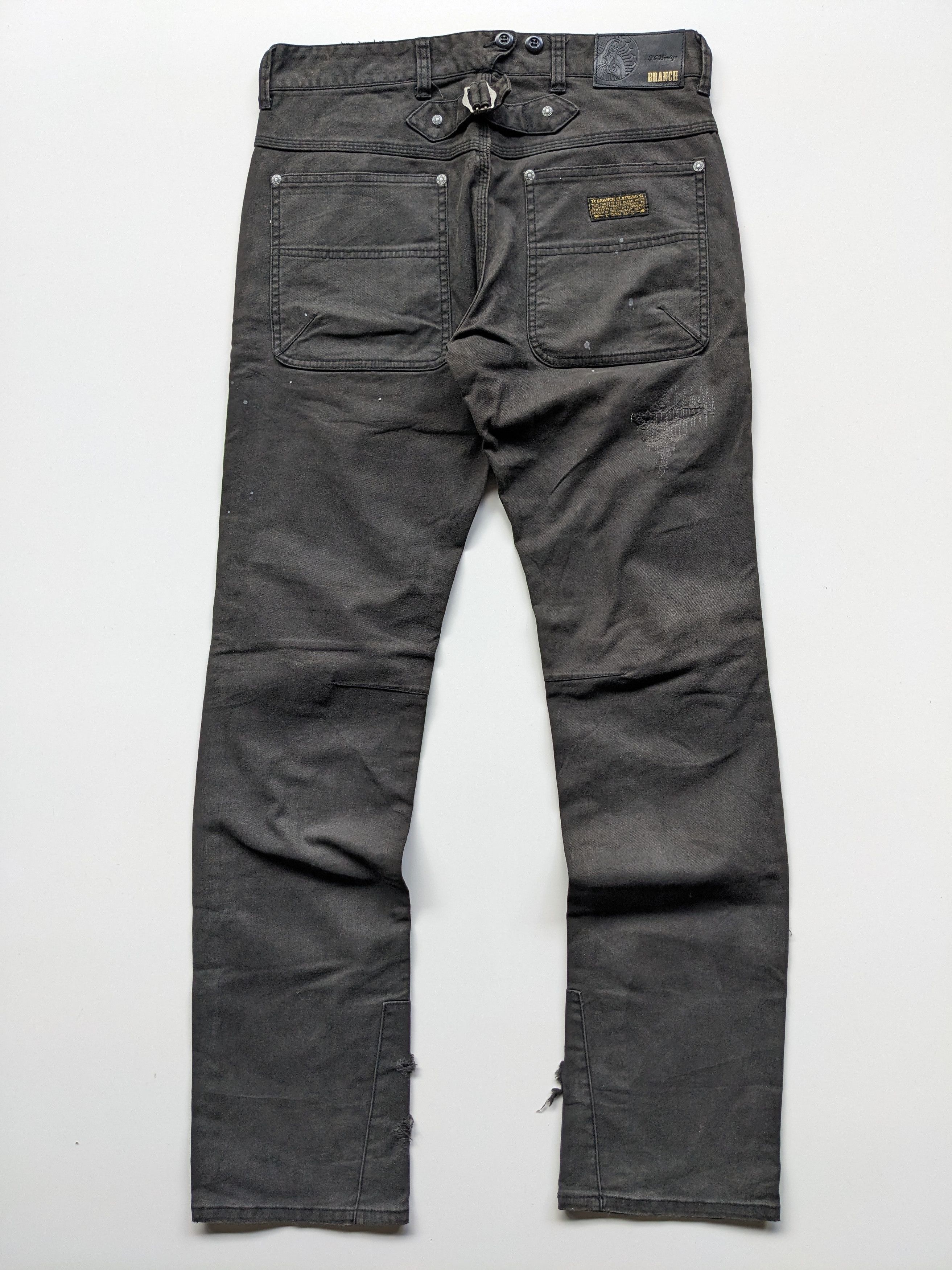 If Six Was Nine × Japanese Brand × Le Grande Bleu (L.G.B.) Branch Ego Trapping distressed buckle back Size US 33 - 3 Thumbnail