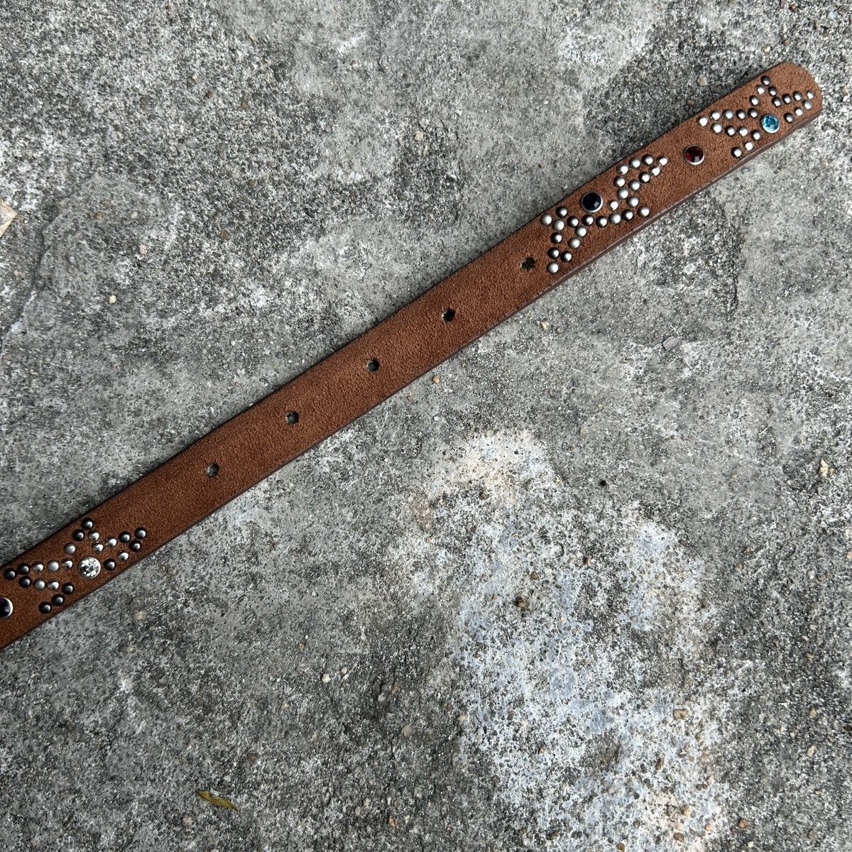 Vintage Vintage studded leather belt ⭐️ (Kapital Style) Size ONE SIZE - 8 Thumbnail