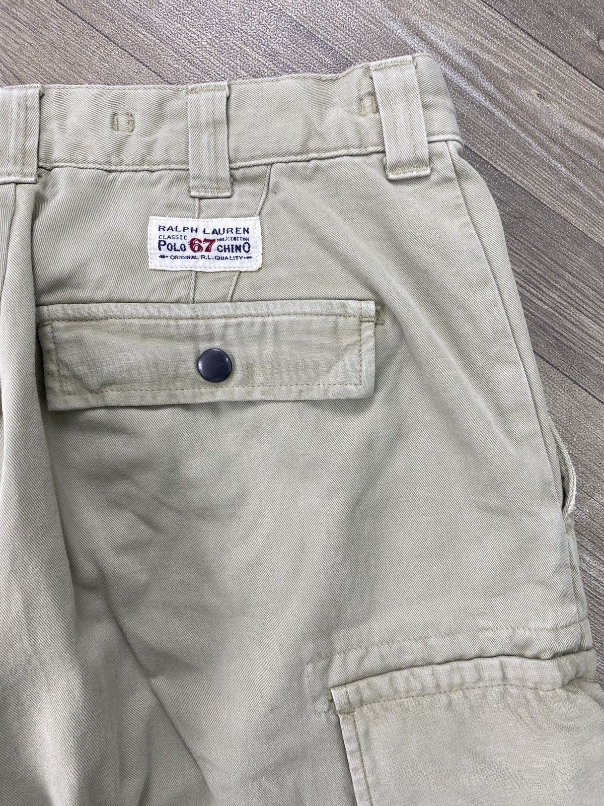 Polo Ralph Lauren Vintage Polo Ralph Lauren Baggy Military 3D Cargo Pants Size US 27 - 14 Thumbnail