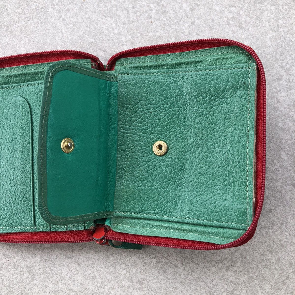 Kenzo Vintage Kenzo Floral Printed Leather Wallet Size ONE SIZE - 7 Thumbnail