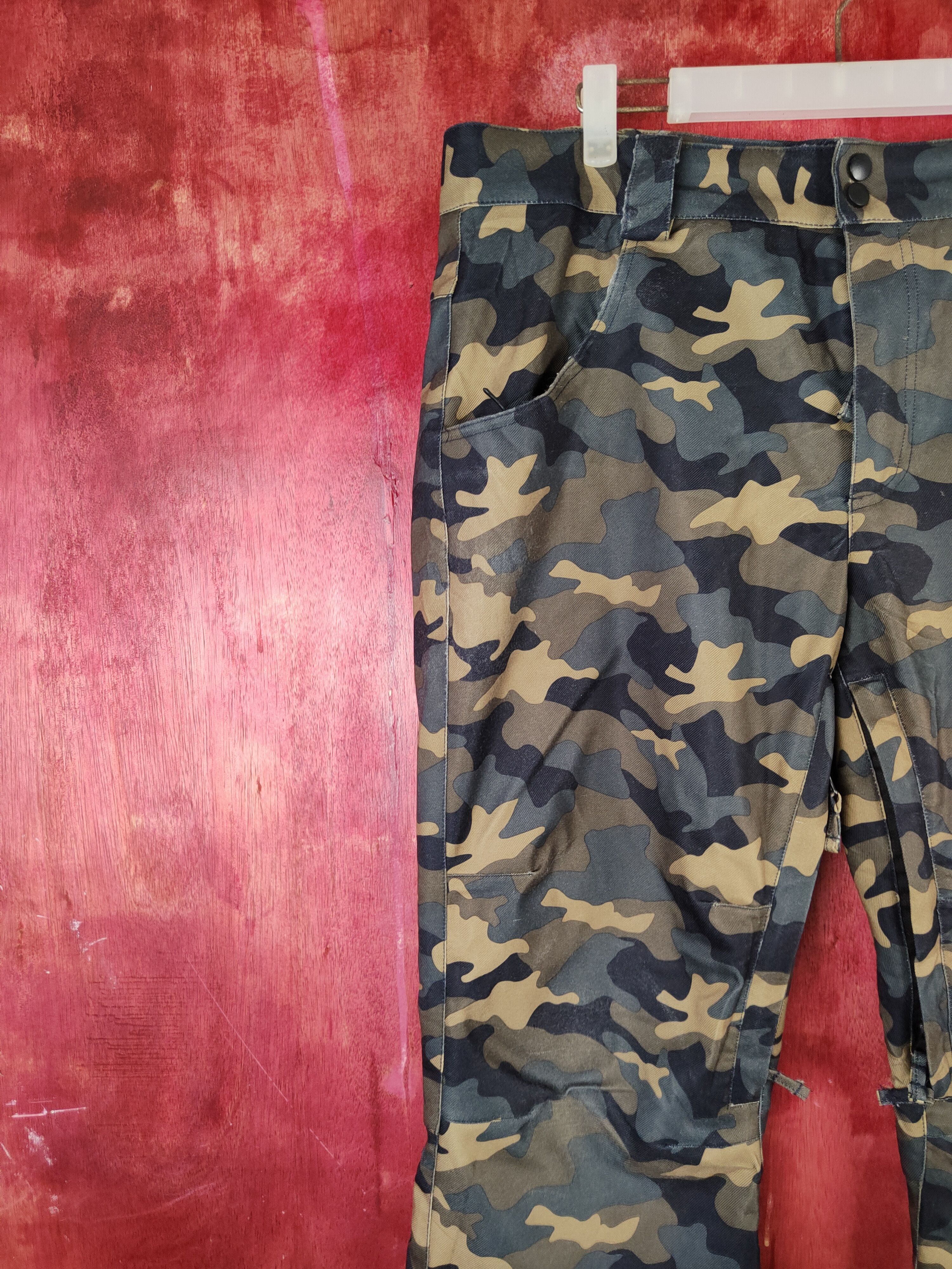 Japanese Brand Himass Mania Camo bootcut Multipocket Casual Pants #S1350 Size US 34 / EU 50 - 4 Thumbnail