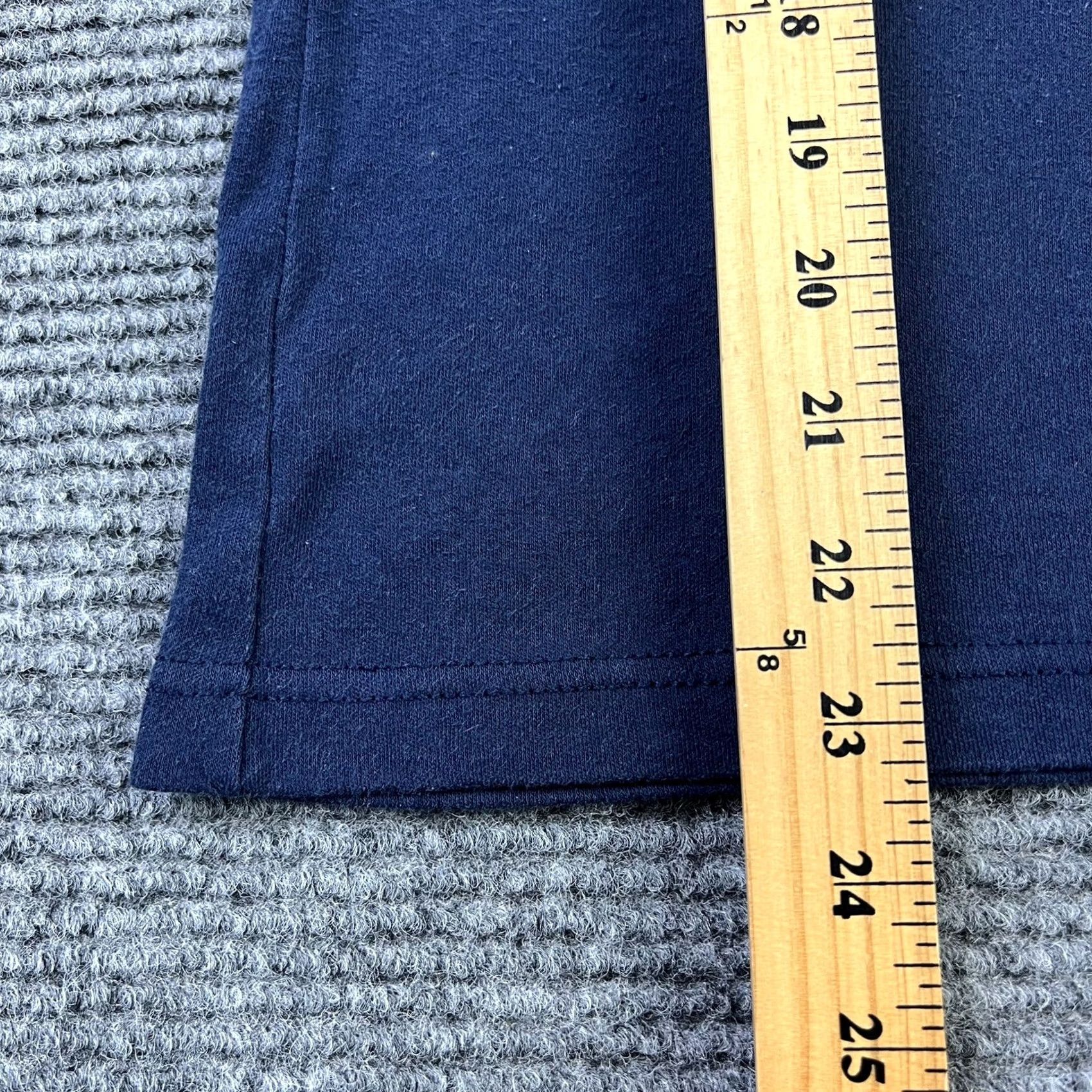 Vintage VINTAGE Bobbie Brooks Turtleneck Shirt Womens M Navy Blue 90s Wool? Cotton Polyester? (Note: Original has cotton, polyester) Size M / US 6-8 / IT 42-44 - 5 Thumbnail