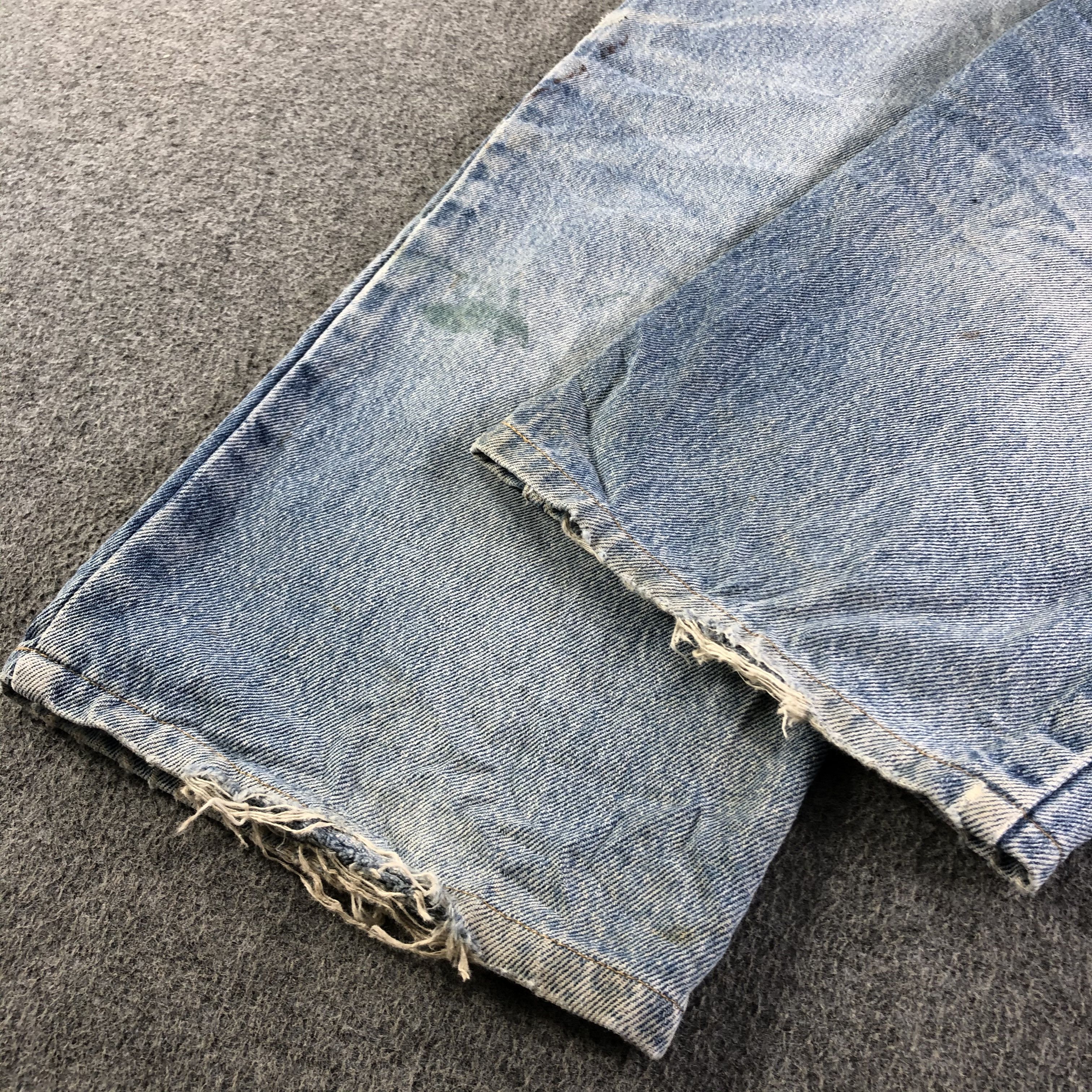 Levi's 90s Vintage Blue Wash Levis 515 Jeans-J3634 Size US 33 - 6 Thumbnail