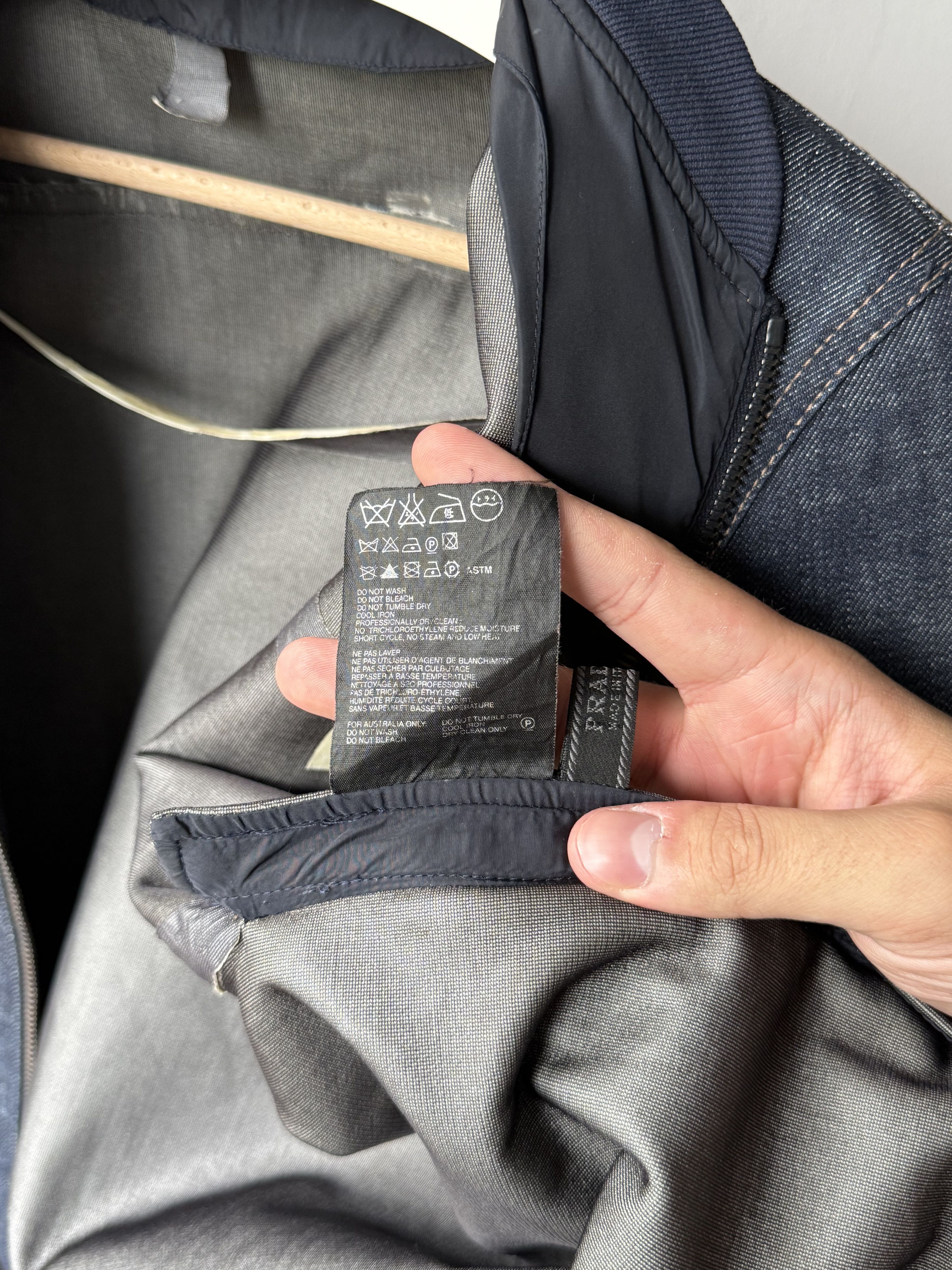 Prada Prada Luna Rossa 2003 America's Cup Gore-Tex Denim Jacket Size US S / EU 44-46 / 1 - 21 Thumbnail