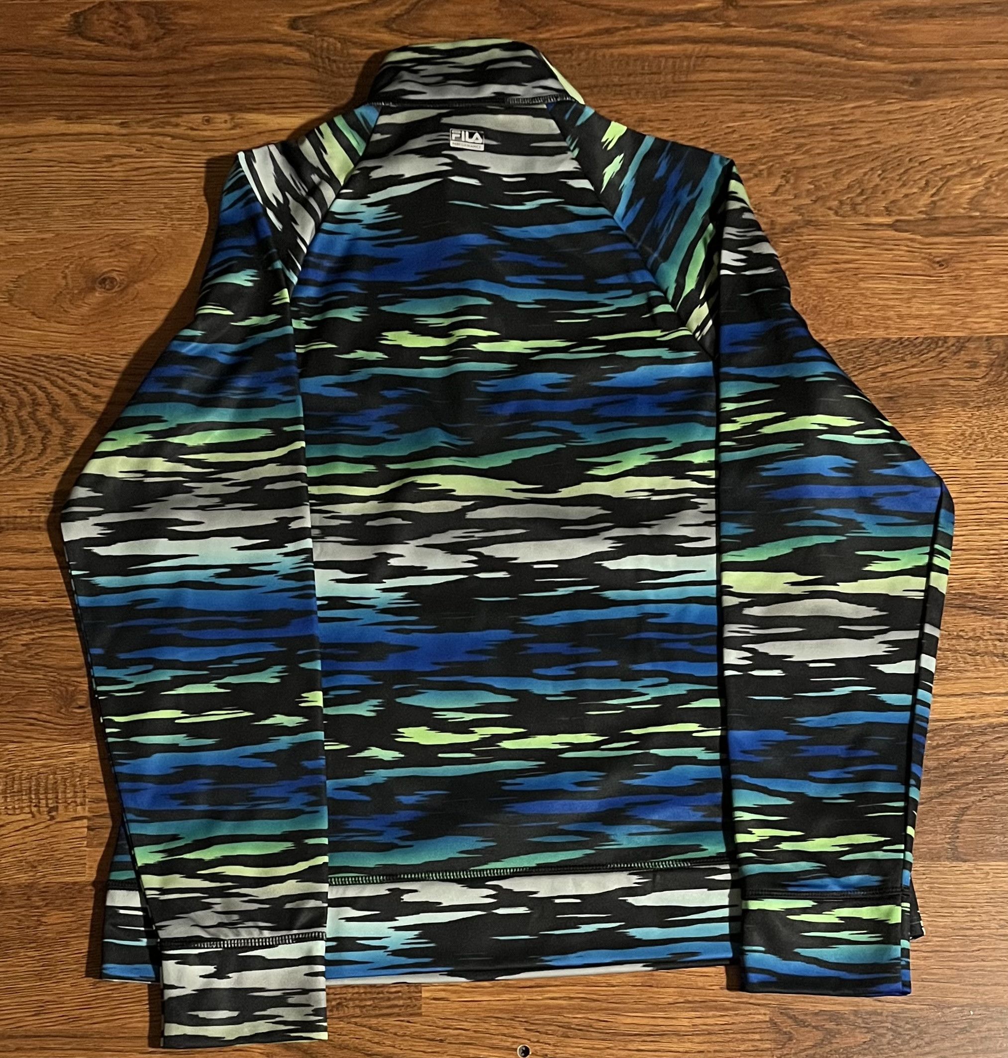 Fila Fila Sport Quarter Zip Pullover Camo Performance Top Size US M / EU 48-50 / 2 - 2 Thumbnail