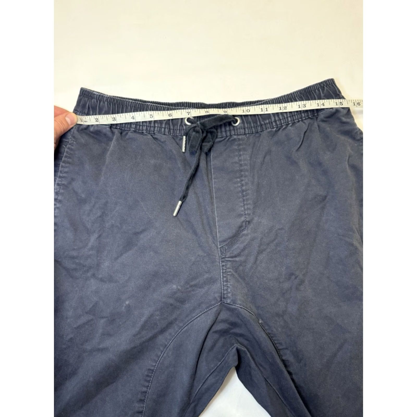 Zanerobe Zanerobe Pants Mens 34 Navy Blue Sureshot Jogger Streetwear Stretch Drawstring Casual Travel Size US 34 / EU 50 - 6 Thumbnail