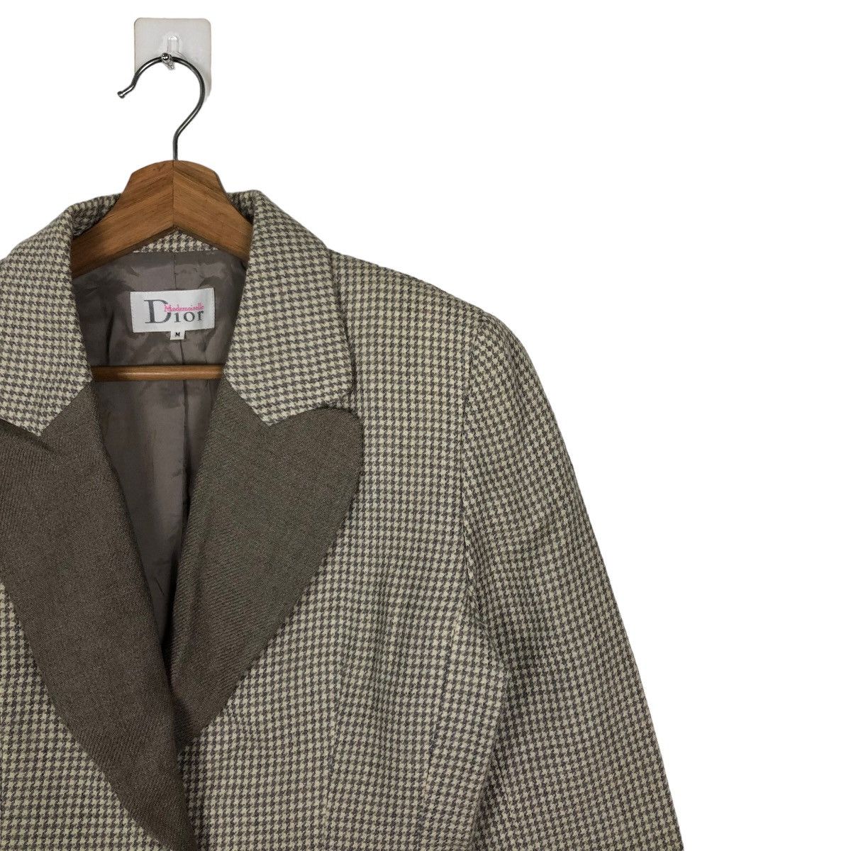 Christian Dior Monsieur 🔥90’s Checked Tartan Double Breast Cropped Jacket Dior Size M / US 6-8 / IT 42-44 - 6 Thumbnail