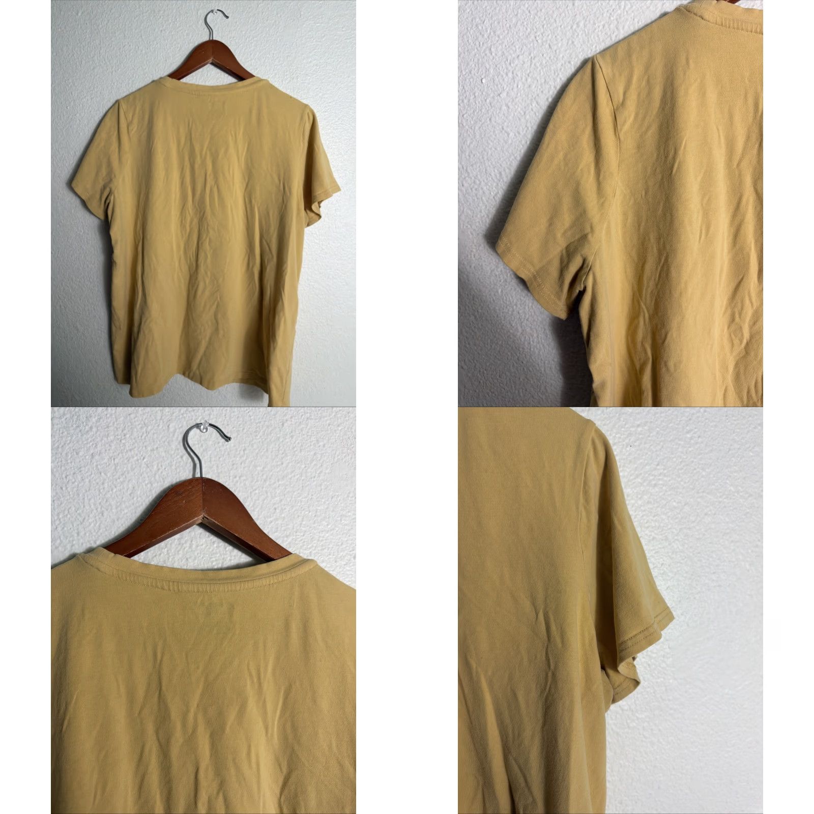 Ariat Ariat T-Shirt Womens 1X Short Sleeve Yellow Spell Out Shirt Women 1X Yellow Size 40" / US 18 - 9 Thumbnail