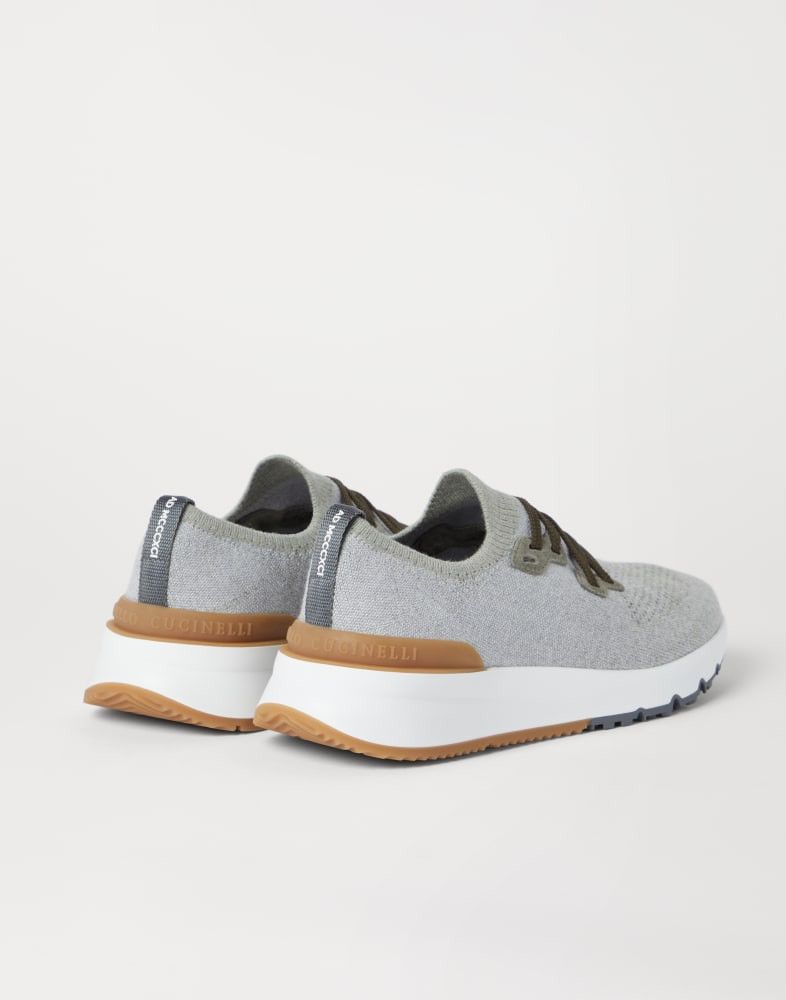 Brunello Cucinelli o1w1db10825 Pair Of Sneakers in Beluga Grey Size US 9 / EU 42 - 3 Thumbnail