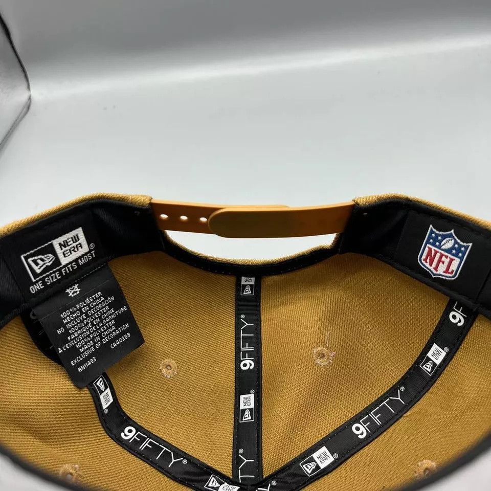 New Era Las Vegas Raiders Hat Men Brown 9Fifty New Era Snap Back Cap Size ONE SIZE - 6 Thumbnail