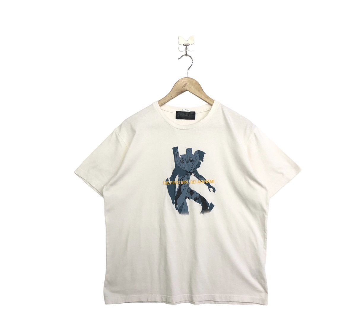 Anime × Japanese Brand Evangelion Rei Ayanami Graphic Anime Tshirt Size US L / EU 52-54 / 3 - 1 Thumbnail