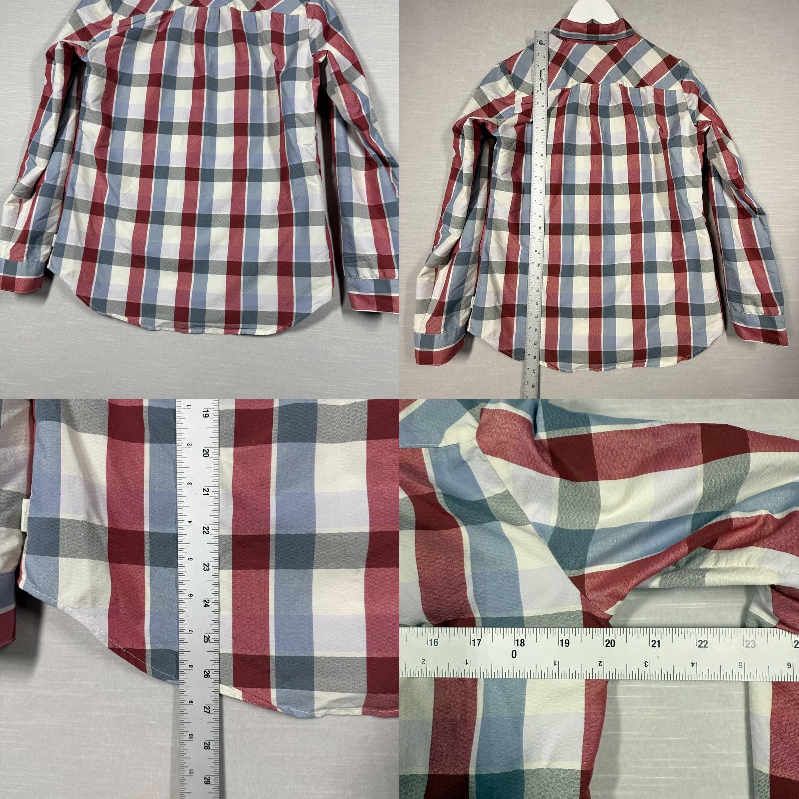 Eddie Bauer Eddie Bauer Shirt Womens Medium Plaid Travex Button Down Long Sleeve Outdoor Size M / US 6-8 / IT 42-44 - 8 Thumbnail