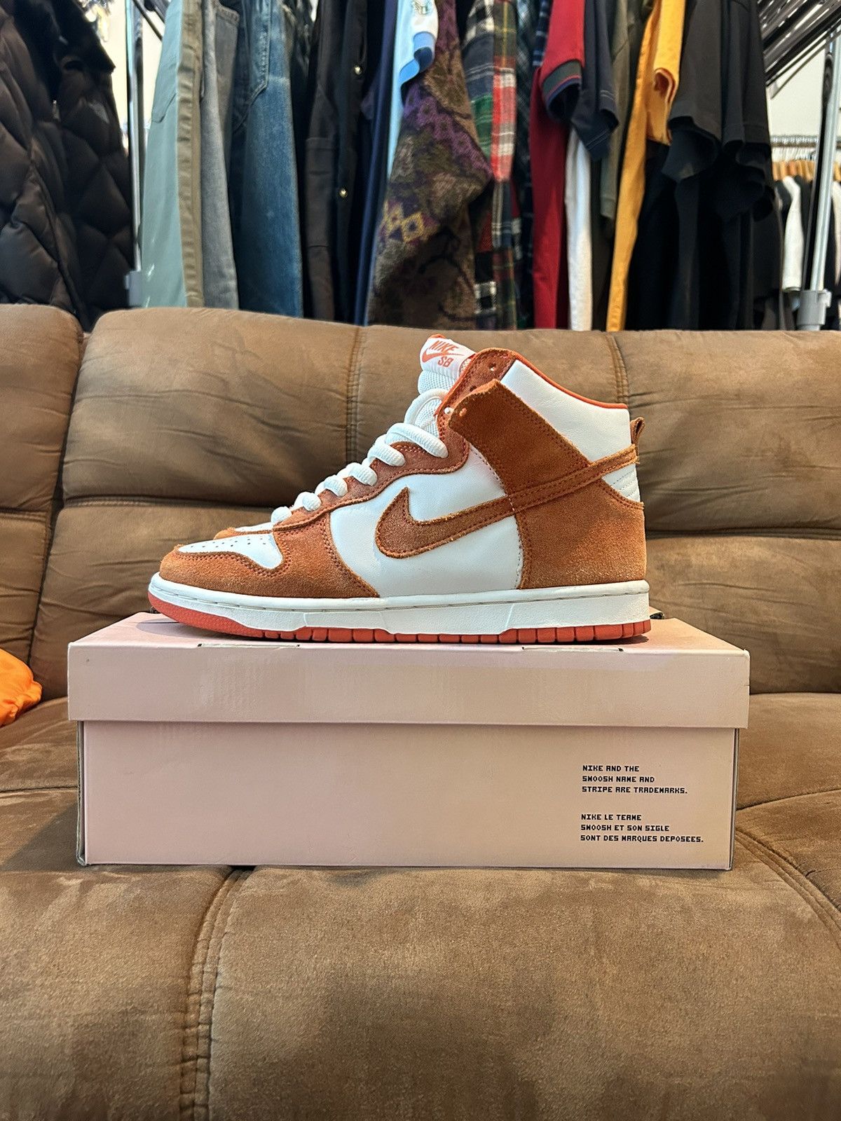 Vintage Nike SB Dunk High “Syracuse” 2005 edition size