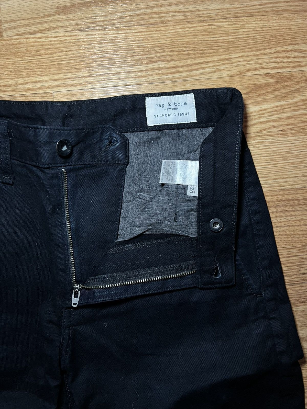 Rag & Bone Black Chino Pants Size US 28 / EU 44 - 2 Thumbnail