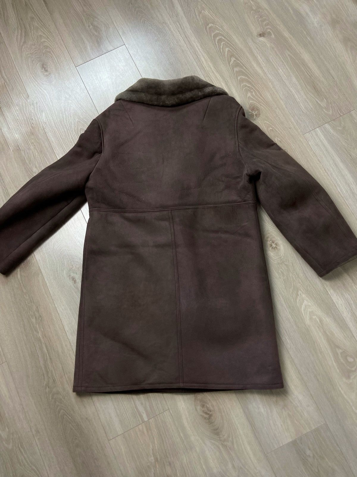Other Winter jacket sheepskin L/XL leather brown winter long Size L / US 10 / IT 46 - 4 Thumbnail