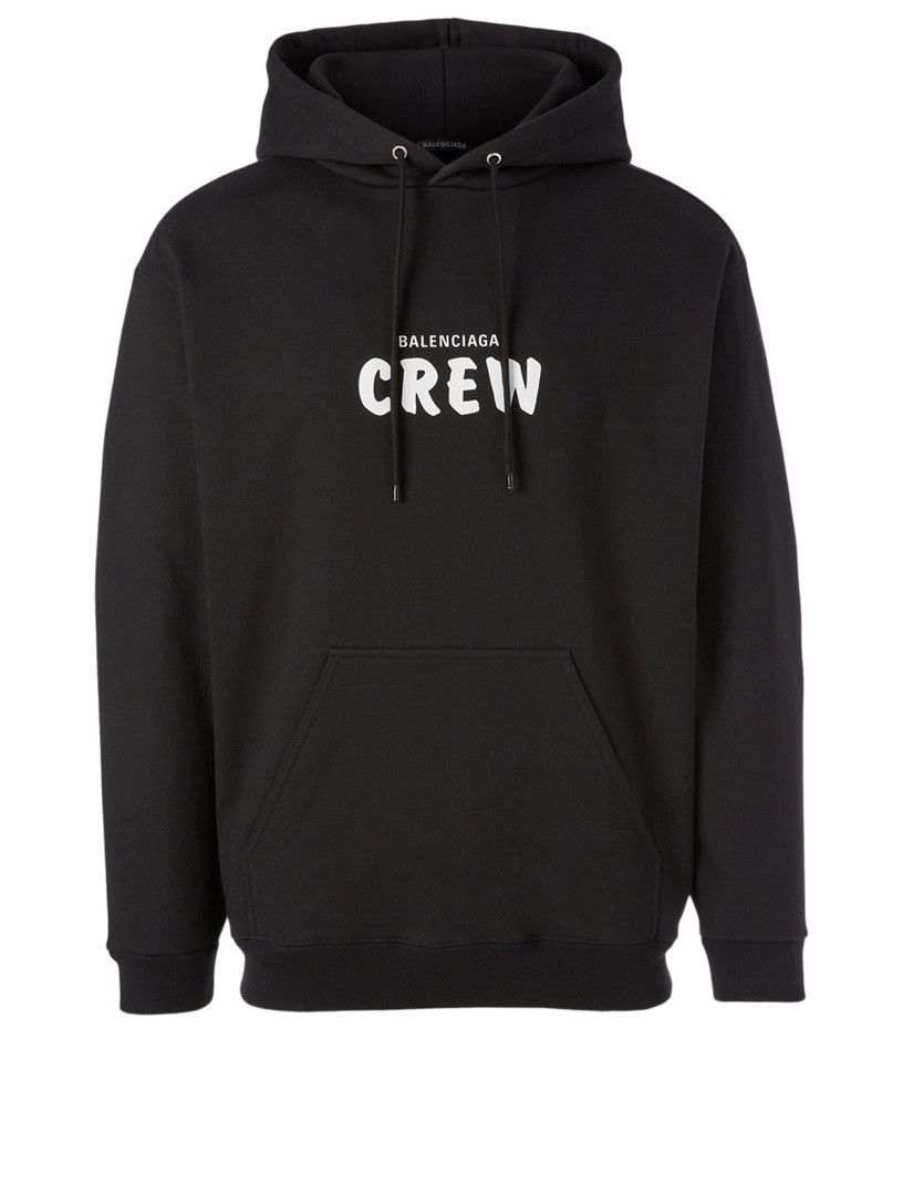 Balenciaga Balenciaga FW20 Crew Hoodie - Black Cotton Size US S / EU 44-46 / 1 - 16 Thumbnail