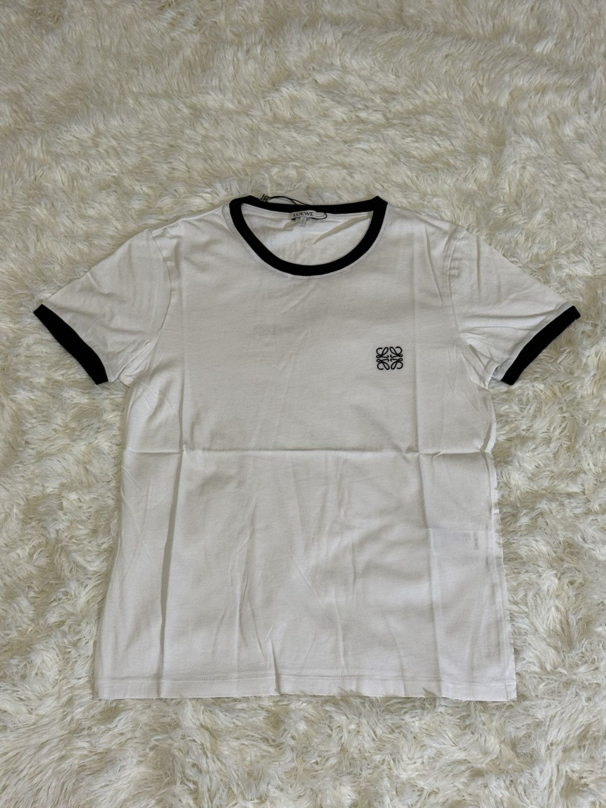 Loewe Loewe white crop top Size L / US 10 / IT 46 - 2 Thumbnail
