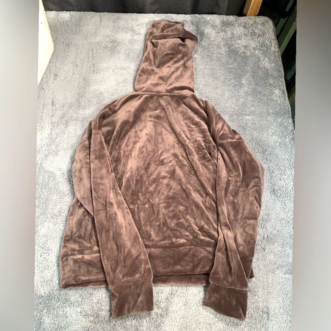 Vintage Evereve Plush Hoodie Sweatpant Set Brown Size M / US 6-8 / IT 42-44 - 6 Thumbnail