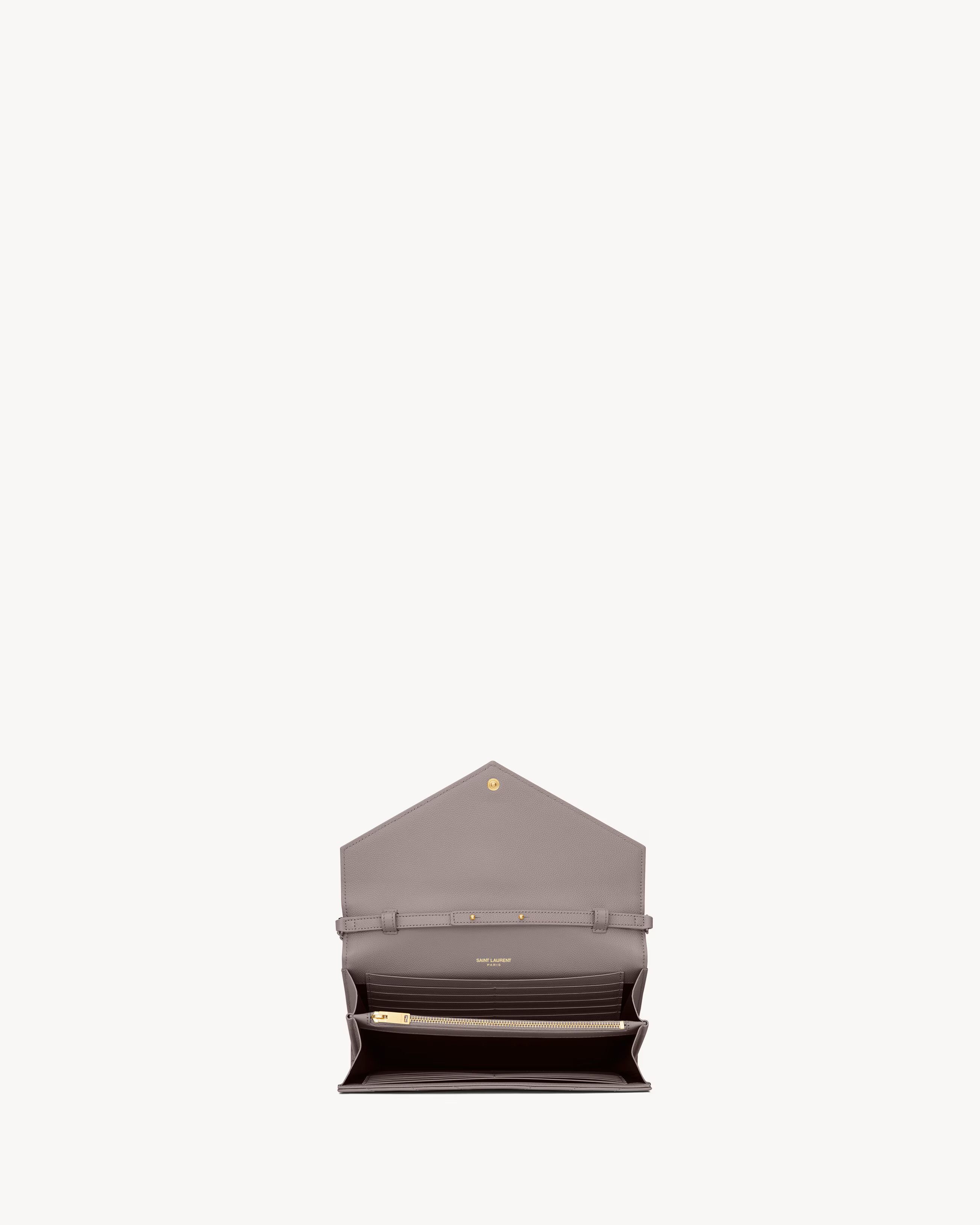 Saint Laurent Paris o1b1hav110824 Size: OS / Cassandre Chain Wallet in Lilac Size ONE SIZE - 4 Thumbnail
