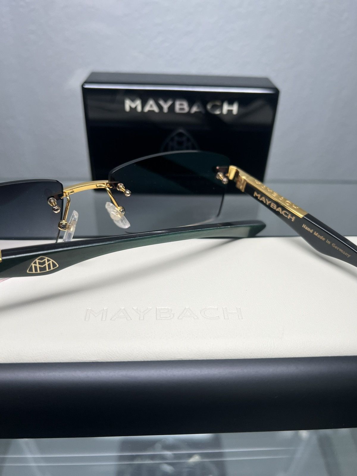 MAYBACH Eyewear Maybach The Artist III Rimless Sunglasses Size ONE SIZE - 4 Thumbnail