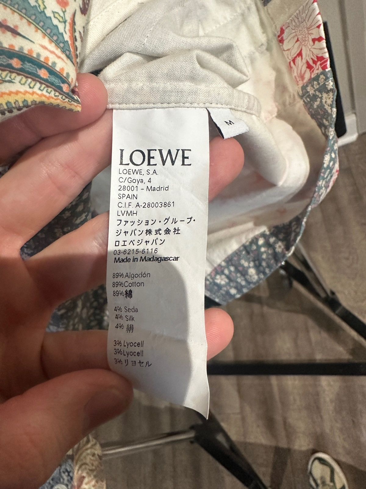 Loewe New Loewe Patchwork Zip Shirt Jacket Size US M / EU 48-50 / 2 - 5 Thumbnail