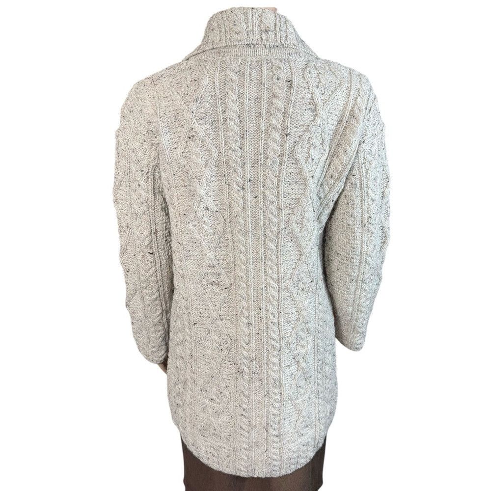 Other New Kilronan Knitwear Cable Knit Wool Cardigan Made In Irel Size S / US 4 / IT 40 - 4 Thumbnail