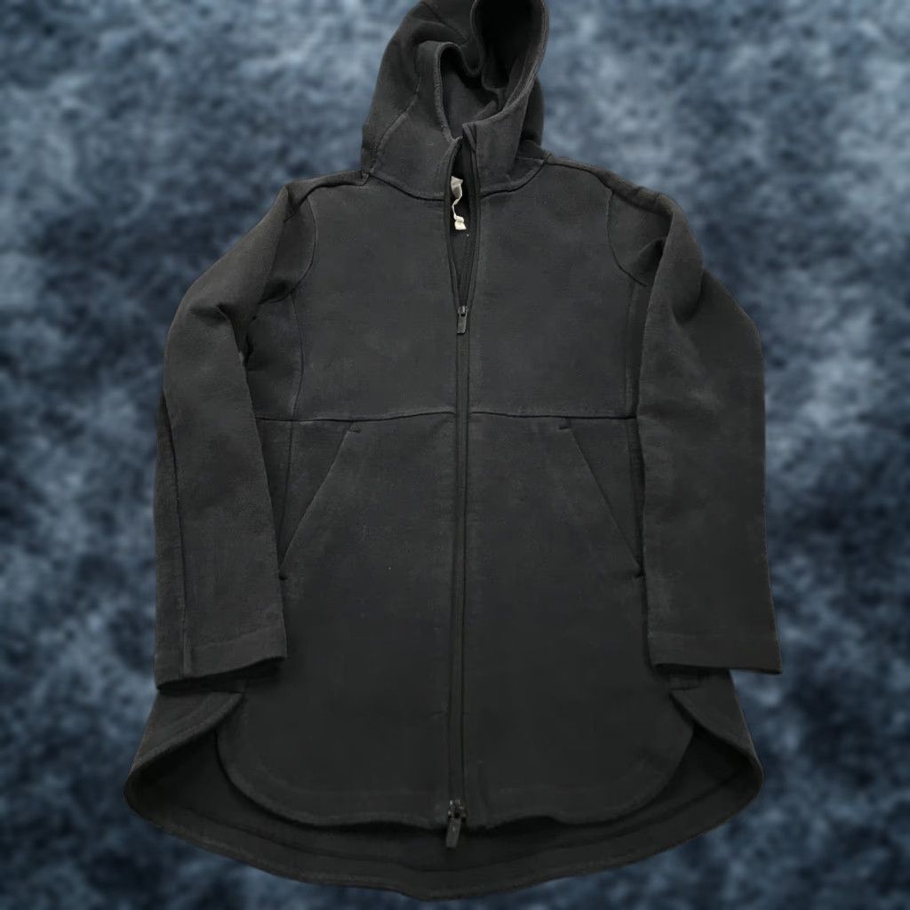 Lululemon Lululemon Jacket Womens 2 Black Long Full Zip Hooded Outdoor Casual Shirt/Hoodie? Size XS / US 0-2 / IT 36-38 - 1 Thumbnail
