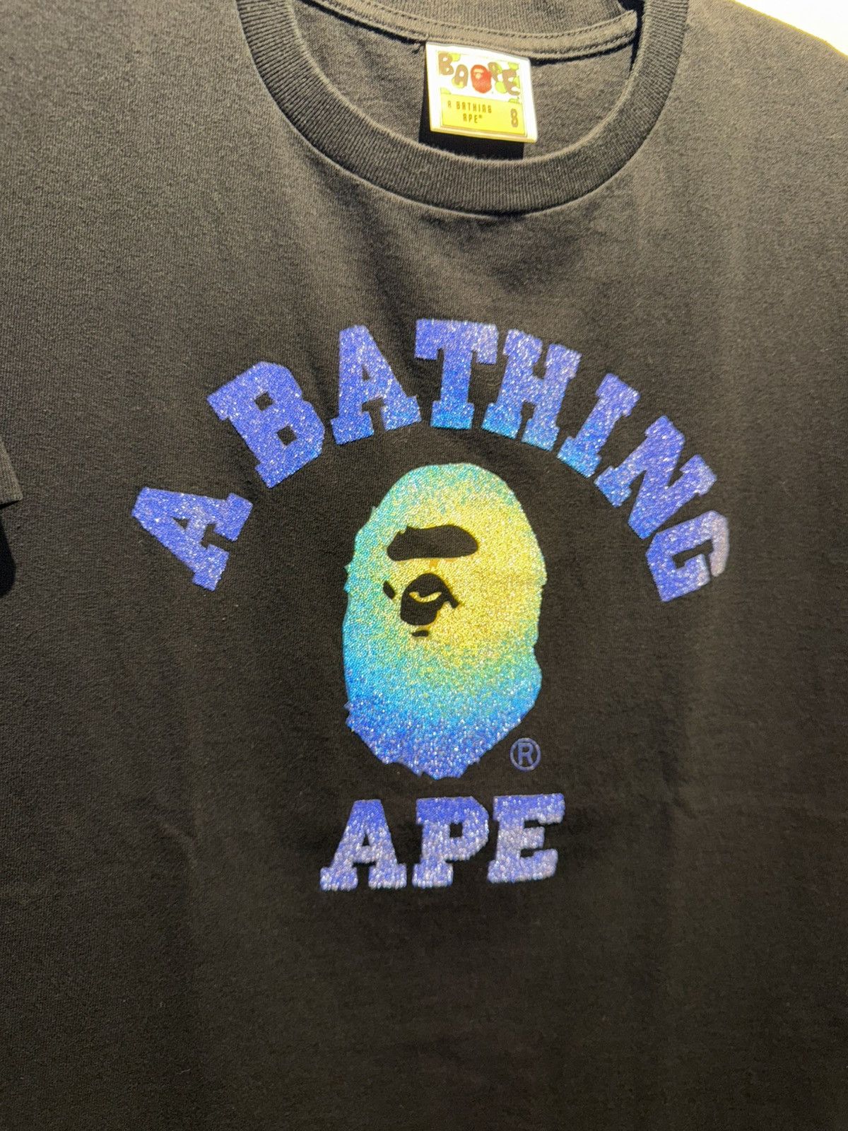 Bape Bape glass beads gradient blue/yellow college logo size S Size US S / EU 44-46 / 1 - 3 Thumbnail