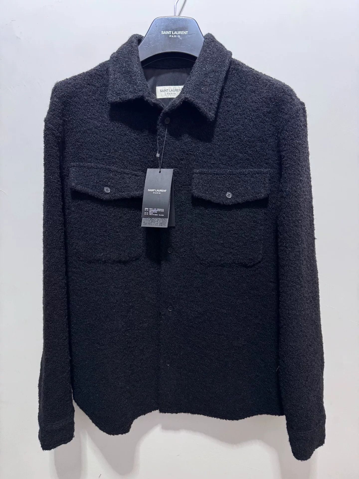 Saint Laurent Paris Saint Laurent 23FW Black Jacket Size US S / EU 44-46 / 1 - 1 Thumbnail