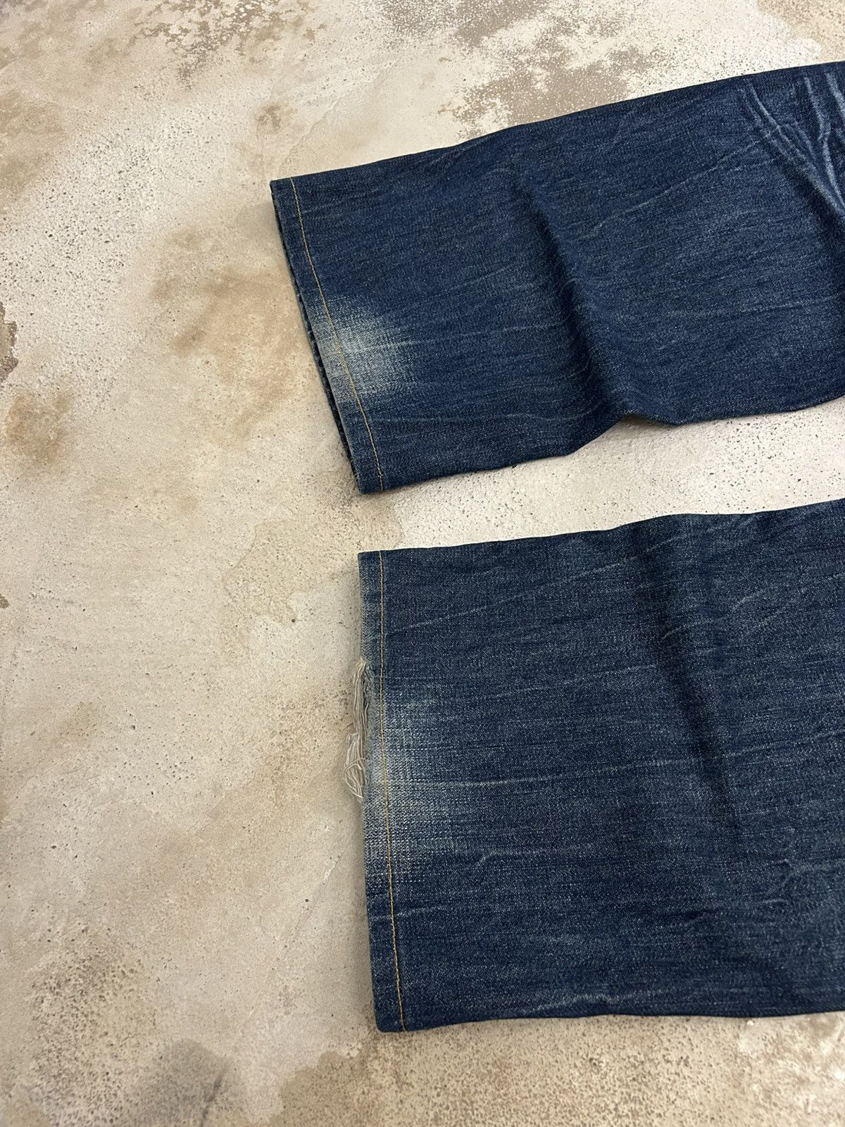 Le Grande Bleu (L.G.B.) Baggy Embroidered Jeans Be Ambition Brand Design Cross Patch Size US 34 / EU 50 - 12 Thumbnail