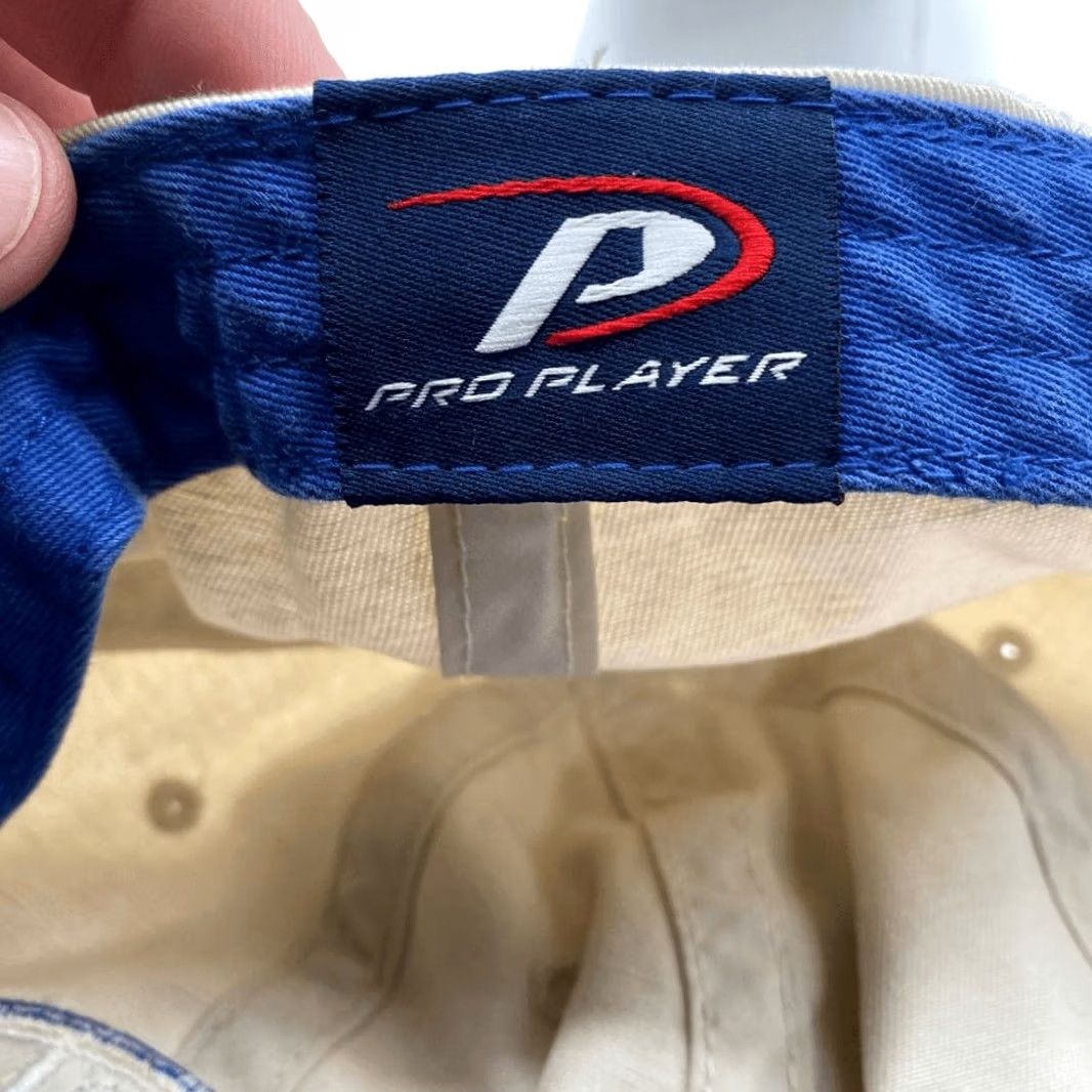Vintage VINTAGE Duke Blue Devils Adjustable Strap Pro Player Ball Cap Khaki Mens One Size Tan Embroidered Baseball Hat Hat Adjustable Strapback Brand No Brand Size ONE SIZE - 7 Thumbnail