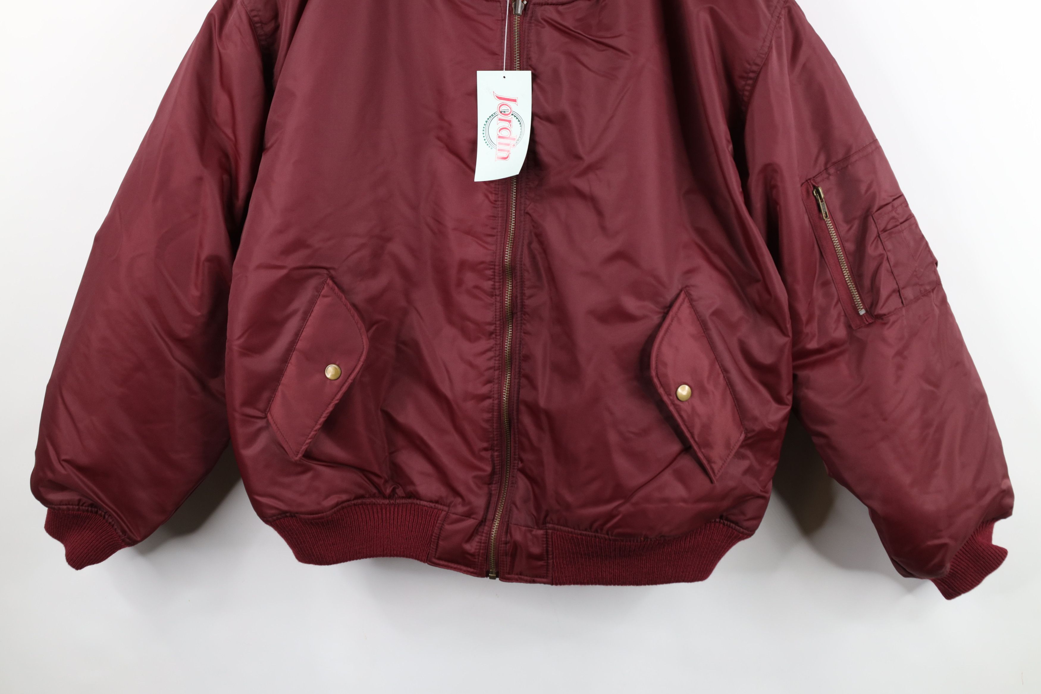 Vintage Deadstock Vintage 90s Streetwear Reversible Bomber Jacket Size US L / EU 52-54 / 3 - 3 Thumbnail