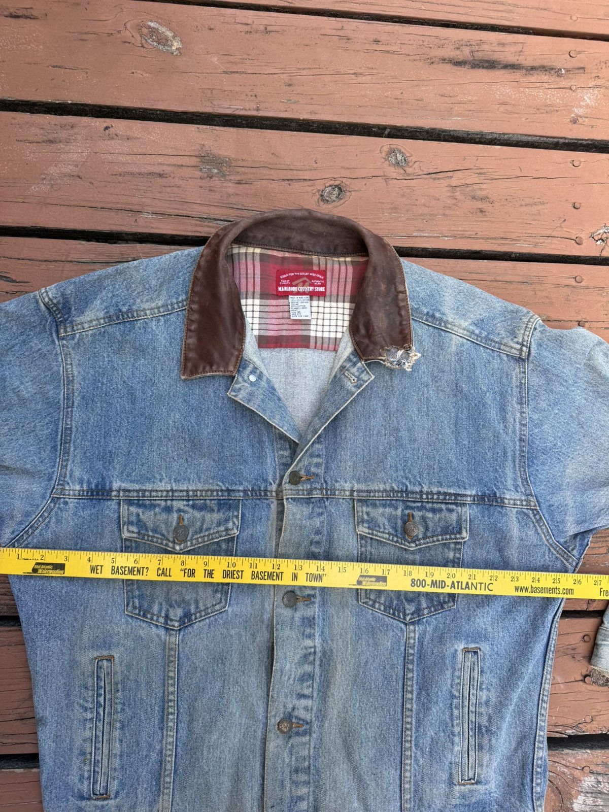 Marlboro Vintage Marlboro Denim Jacket Size US XL / EU 56 / 4 - 6 Thumbnail