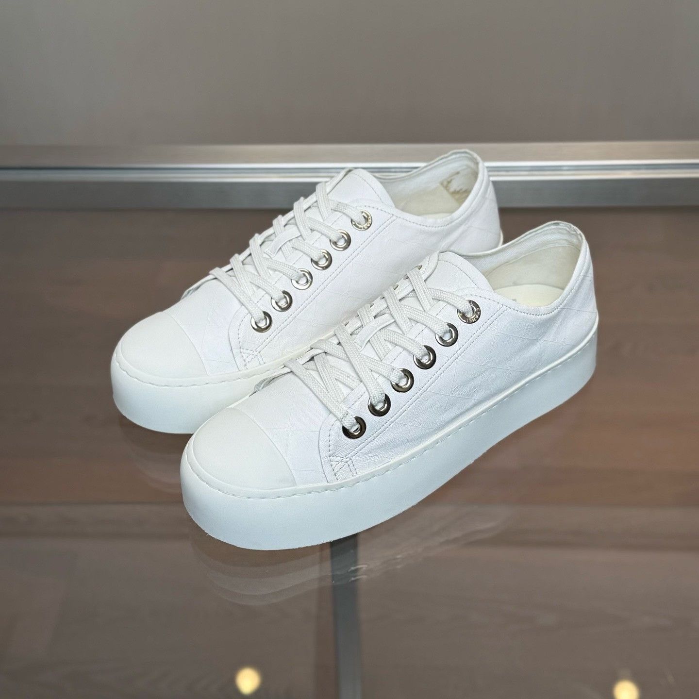 Chanel Chanel 25P Logo Thick Sole Shoes Size US 6 / IT 36 - 1 Thumbnail
