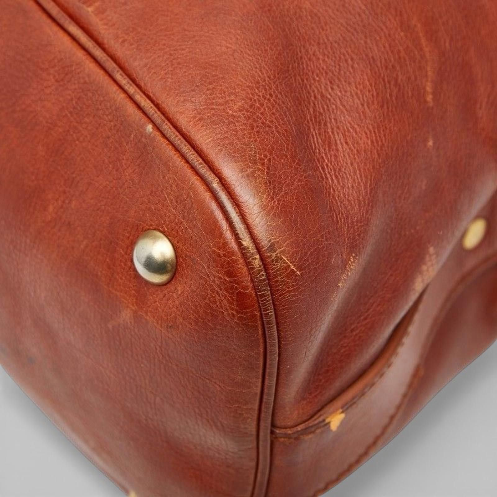 Saint Laurent Paris Saint Laurent - Brown Leather Tote Bag Size ONE SIZE - 4 Thumbnail