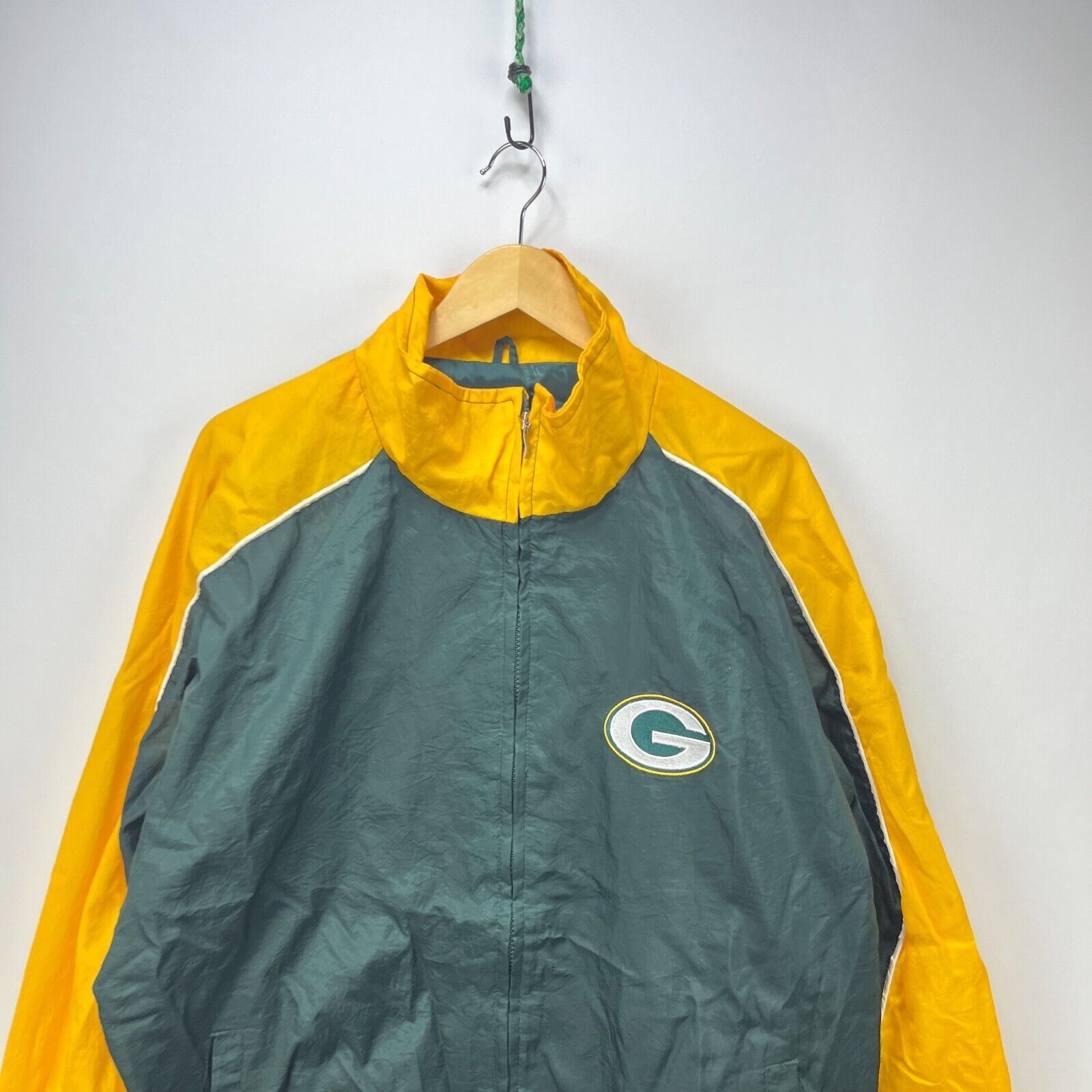 NFL × Vintage Vintage 90s Green Bay Packers LogoAthletic Windbreaker Large Size US L / EU 52-54 / 3 - 2 Thumbnail