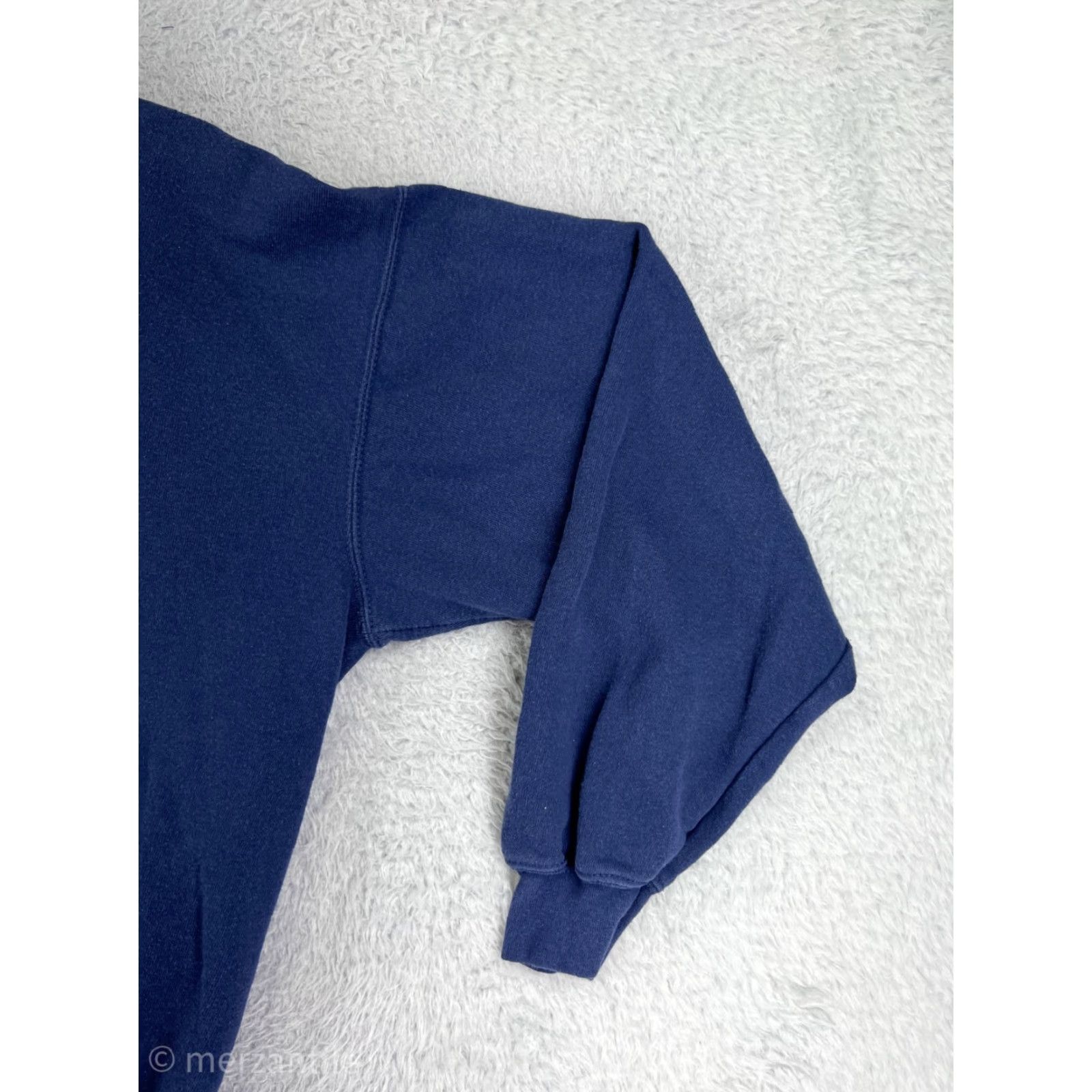 Vintage Underground Sweater Mens Large Blue London Hooded Cotton Blend Pocket Travel Size US L / EU 52-54 / 3 - 5 Thumbnail