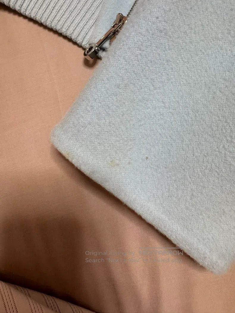 Hermes Hermes Jacquard Zip-Up Jacket, baby blue Size XS / US 0-2 / IT 36-38 - 6 Thumbnail