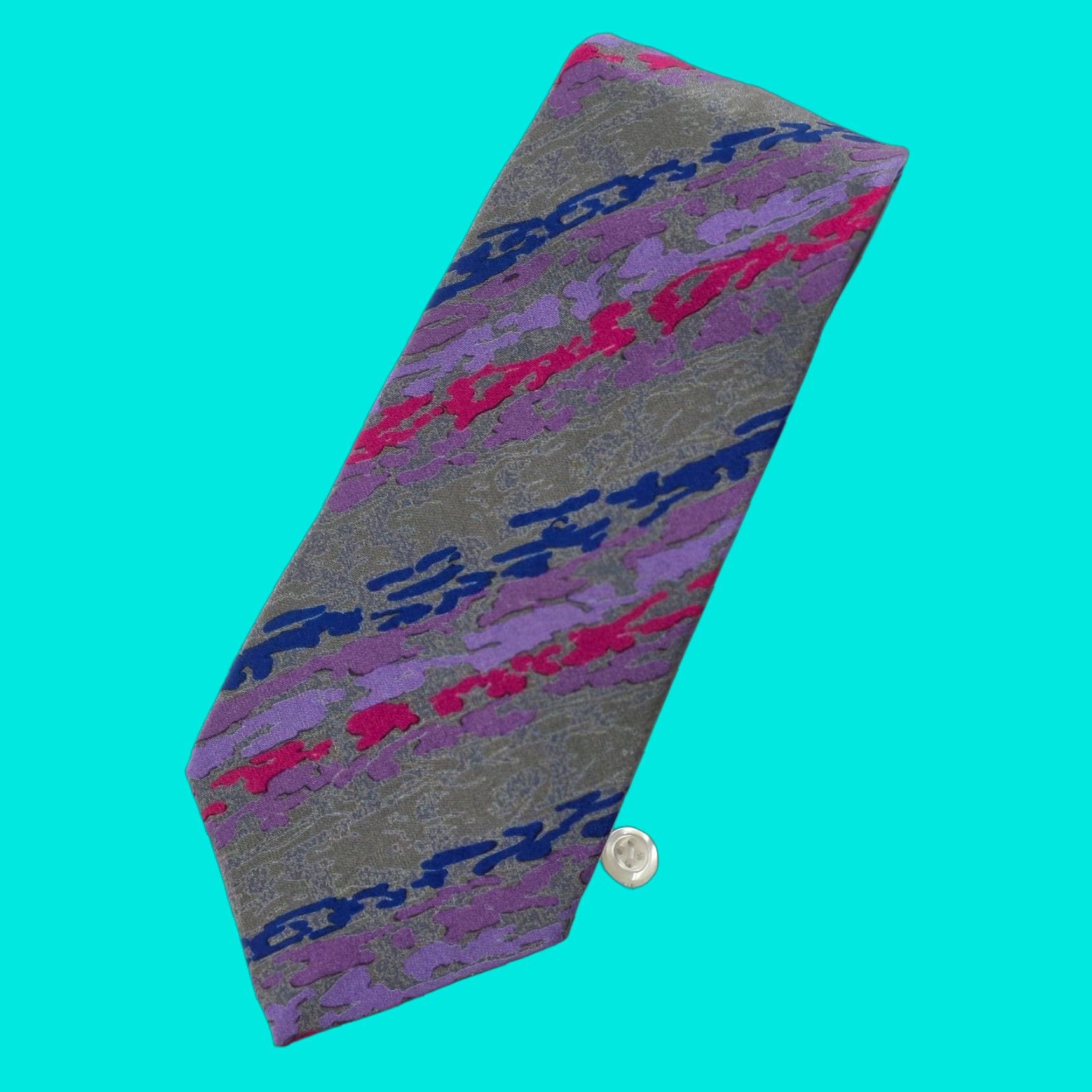 Missoni VTG Missoni Cravatte Necktie Mens Multicolor Silk Designer Tie Hand Made Spain Size ONE SIZE - 1 Thumbnail