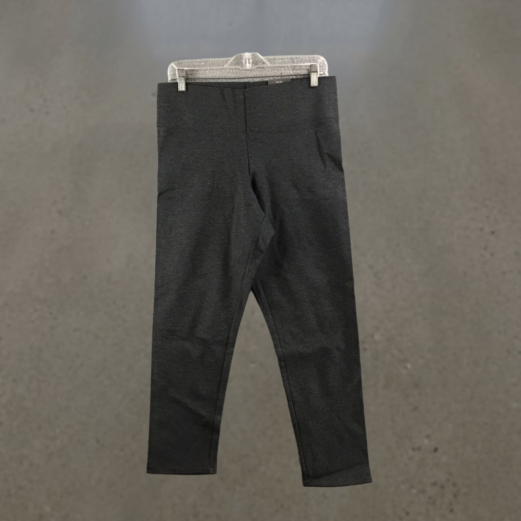 Worthington Worthington Pants Womens L Heather Gray Pull-On Straight Leg Ankle Stretch NEW Size 36" / US 14 / IT 50 - 1 Thumbnail