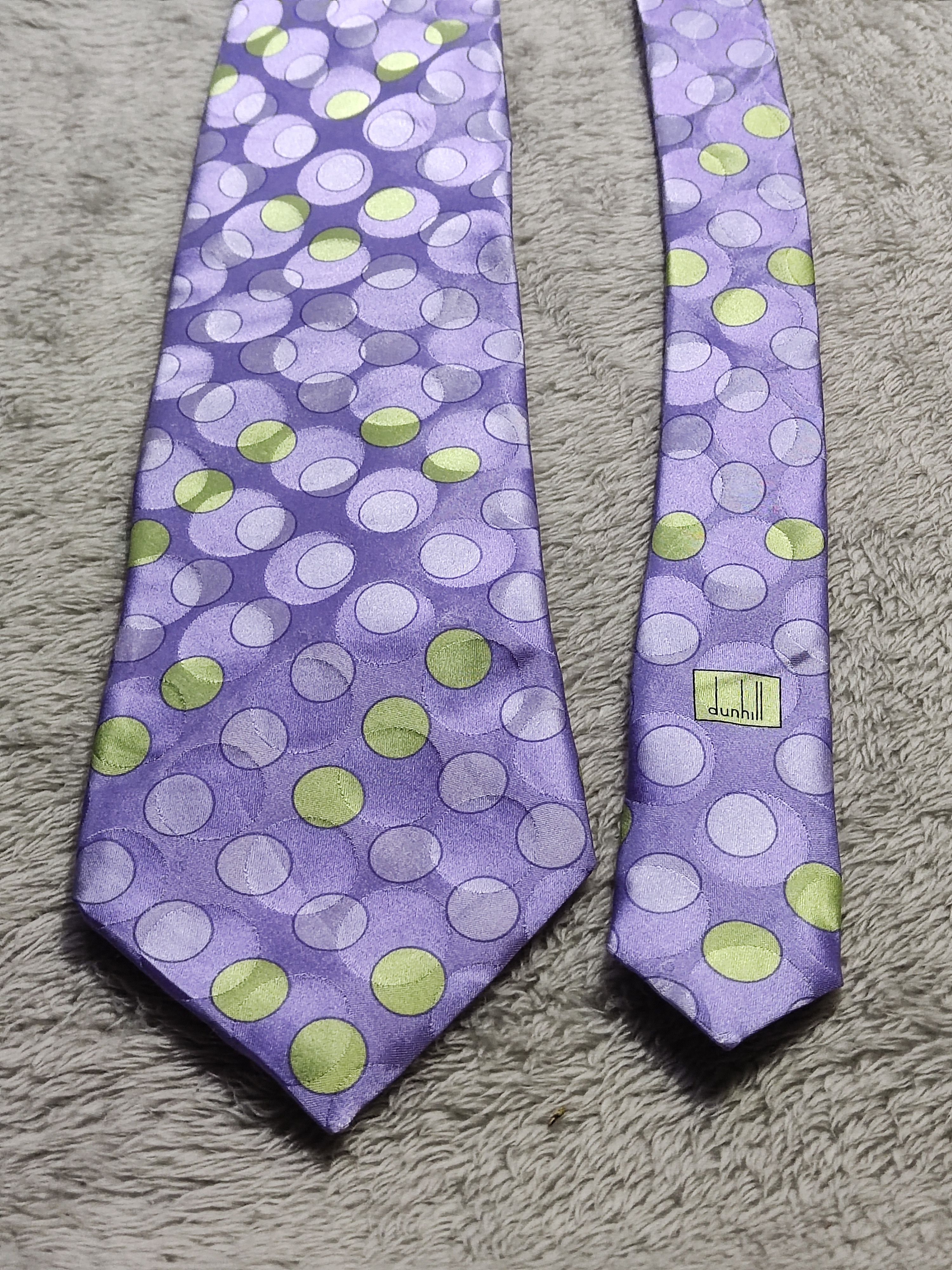 Alfred Dunhill VTG Alfred Dunhill London Silk Ties Made in England & Italy Size ONE SIZE - 12 Thumbnail