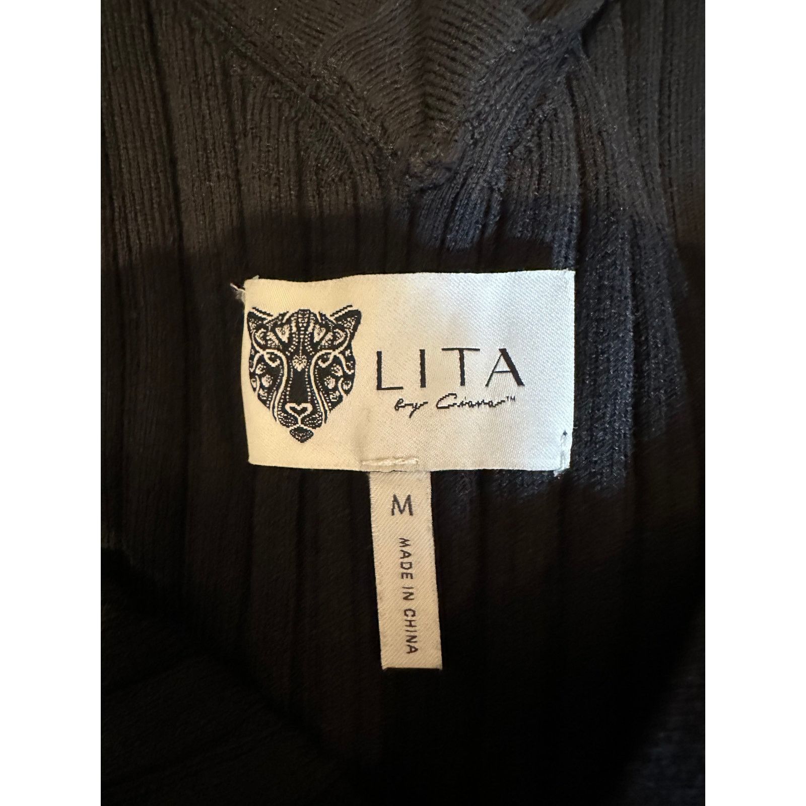 Other LITA By Ciara Rib Cardigan Button Front Midi Dress Black M Size M / US 6-8 / IT 42-44 - 19 Thumbnail