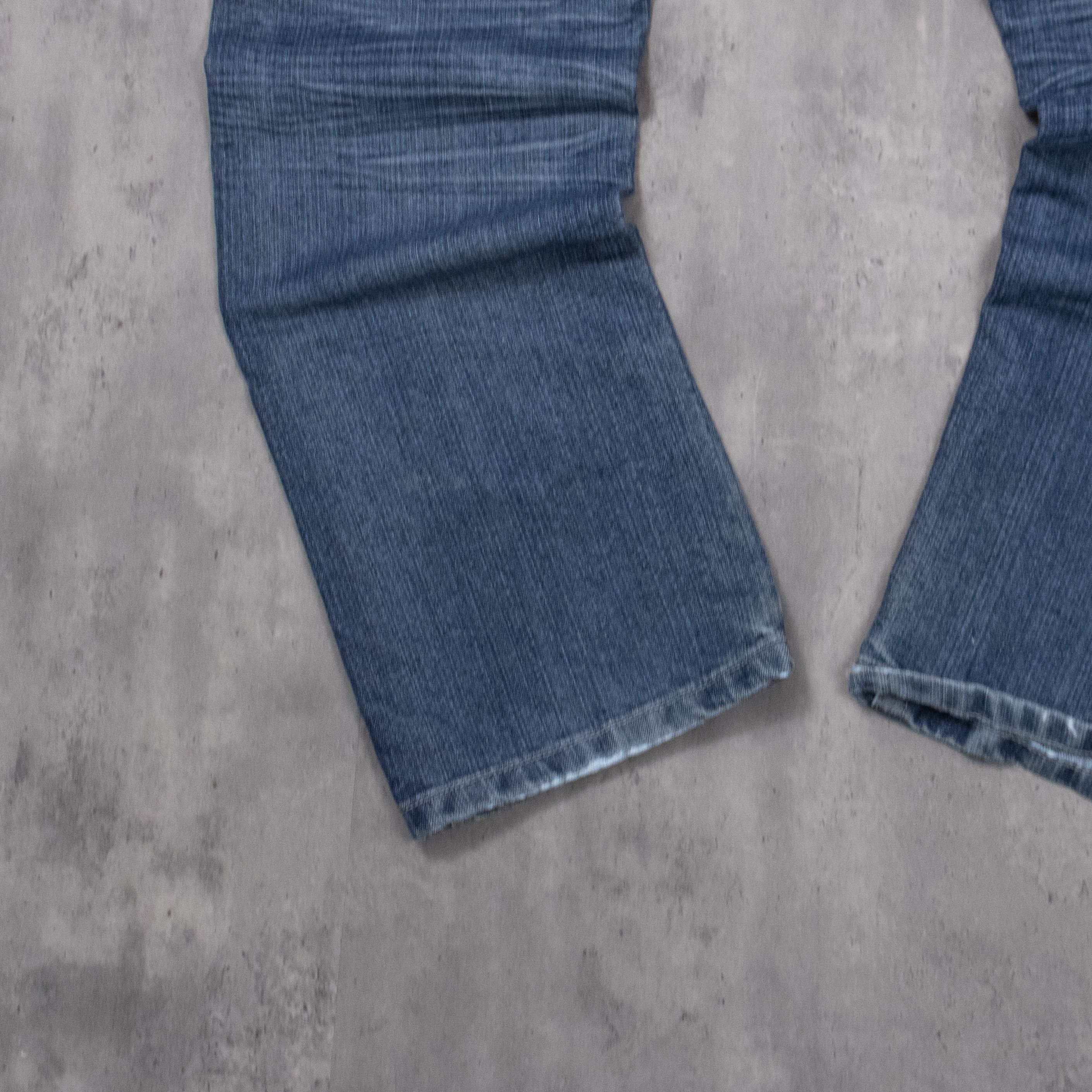 Japanese Brand Y2K Seven Souls Mid Wash Bootcut Denim Jeans Size US 34 / EU 50 - 13 Thumbnail
