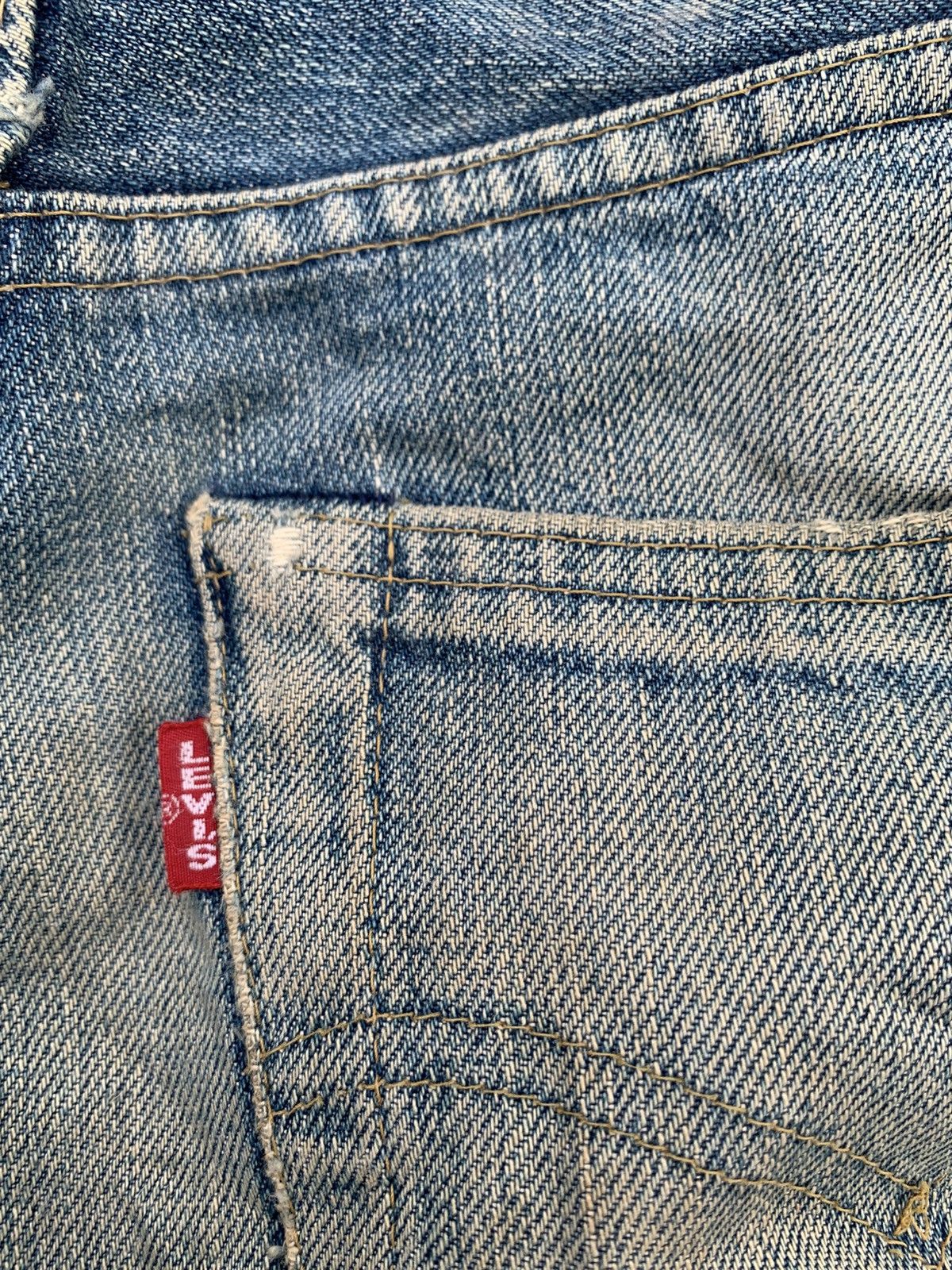 Levi's Vintage Clothing VINTAGE LEVIS 503BXX BIG E SELVEDGE FADED DISTESSED DENIM Size US 28 / EU 44 - 11 Thumbnail